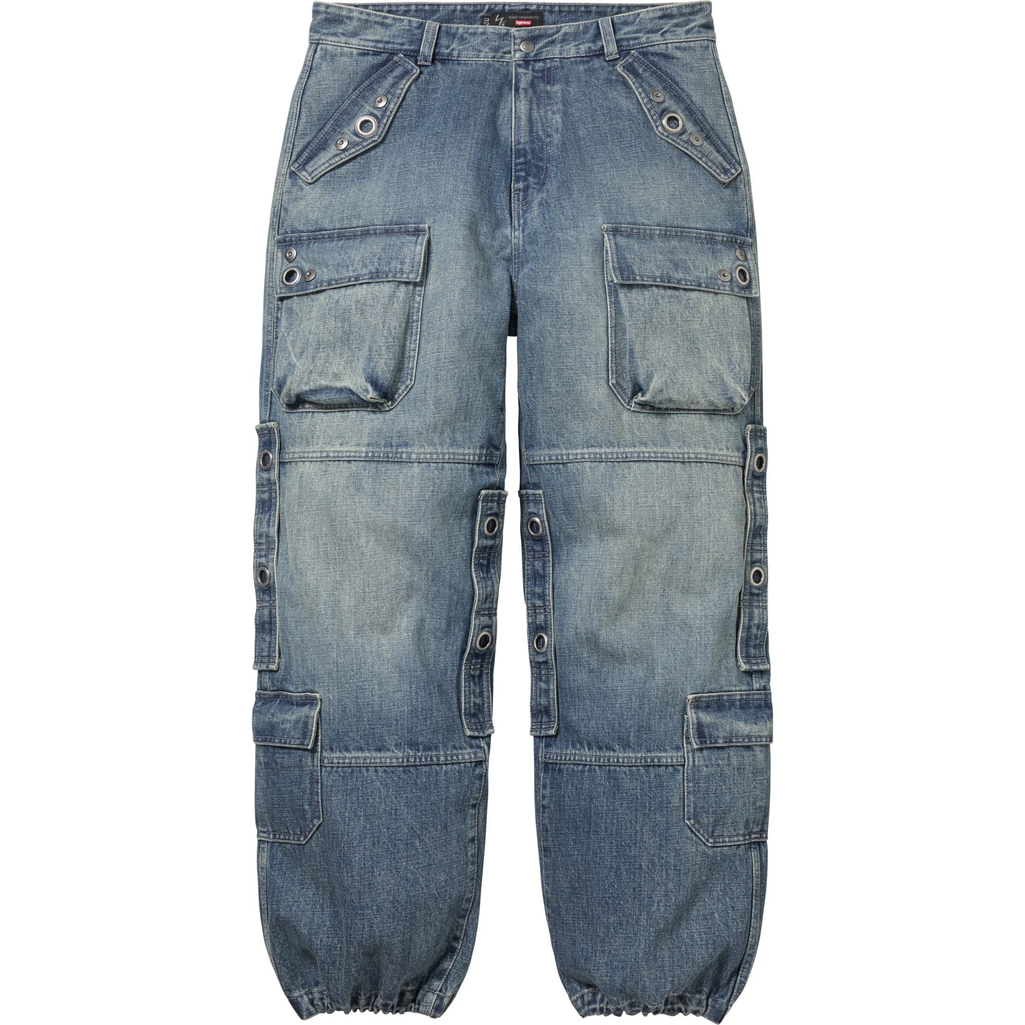 Джинсы Supreme FW25 Y’s by Yohji Yamamoto Denim Utility Pant "Washed Blue" | Farsel