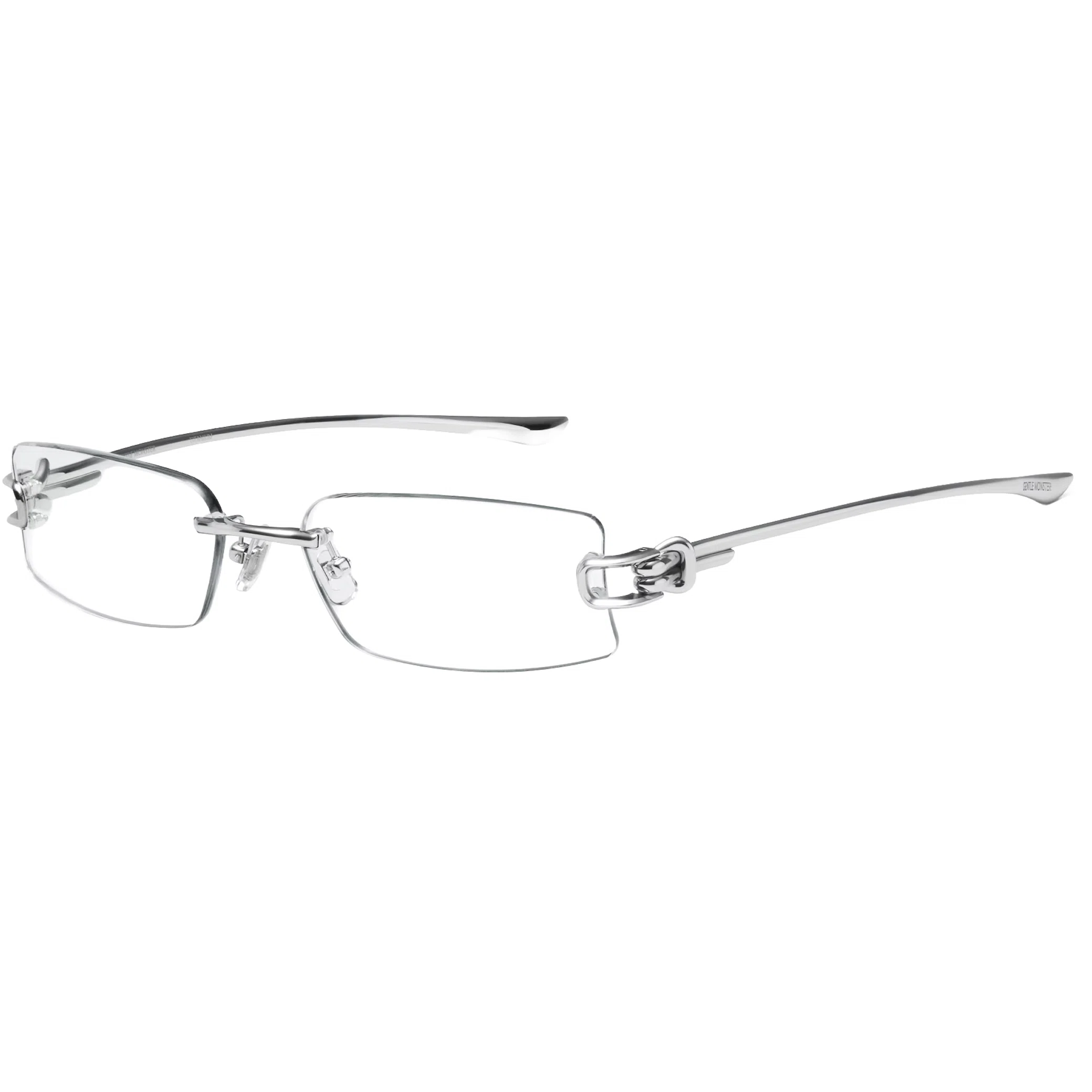 Очки Gentle Monster Gamot 02 "Silver / Clear" | Farsel