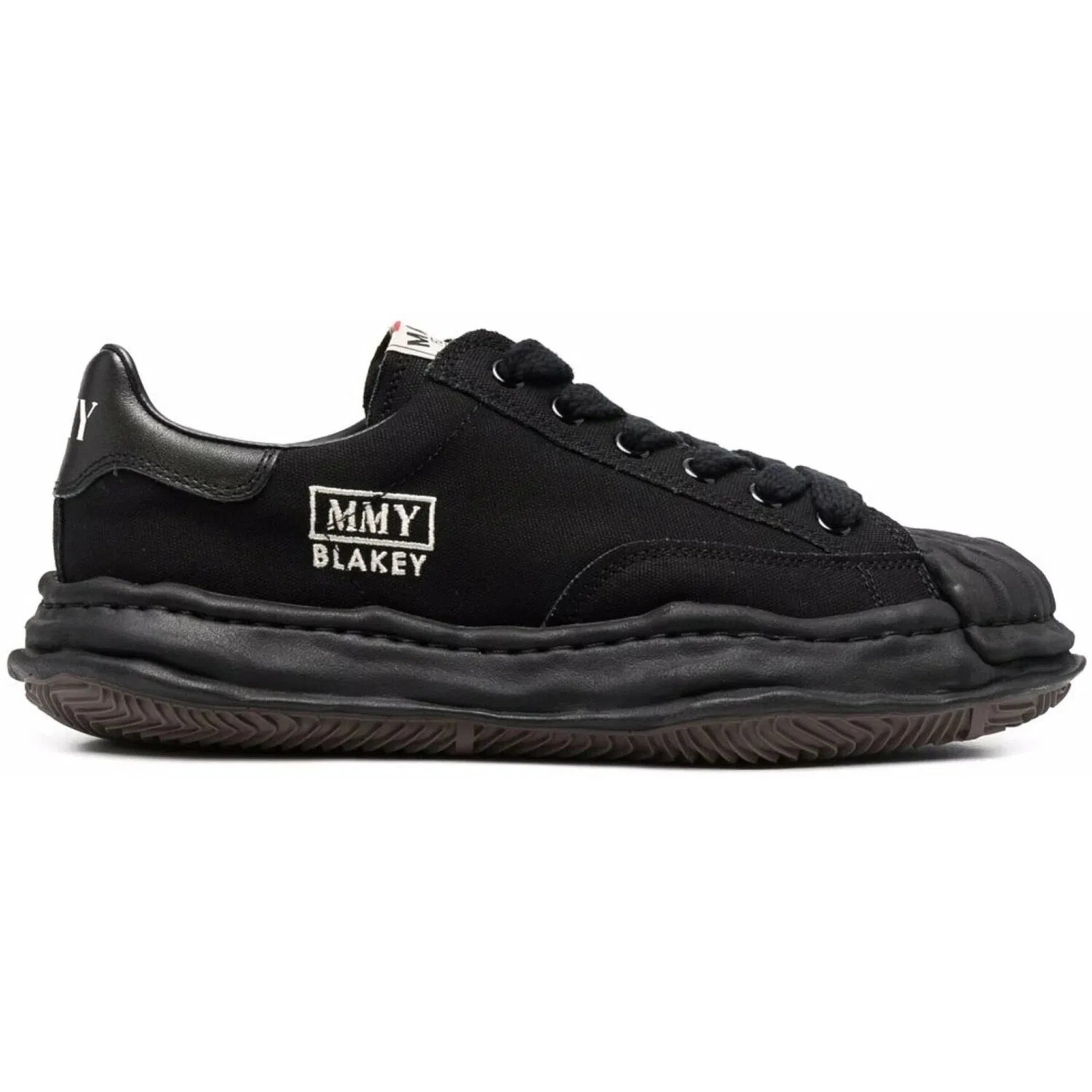 Кеды Maison MIHARA YASUHIRO Blakey OG Sole Canvas Low "Black" | Farsel