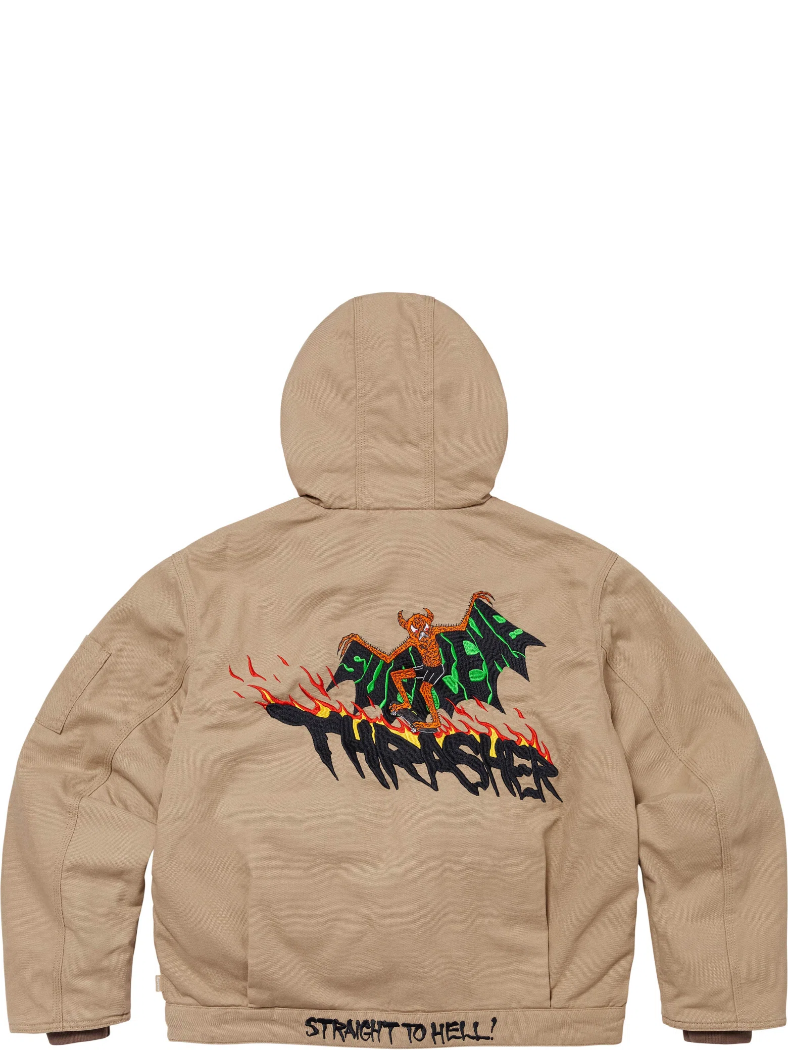 Куртки Supreme FW24 Thrasher Hooded Work Jacket "Tan" | Farsel