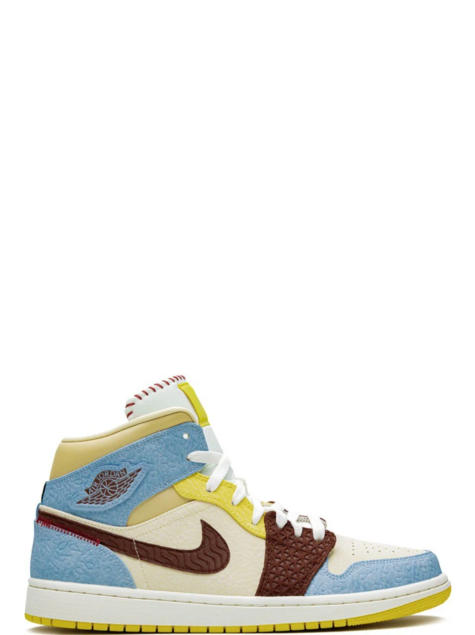 Кроссовки Nike Air Jordan 1 Mid SE "Fearless Maison Chateau Rouge" | Farsel