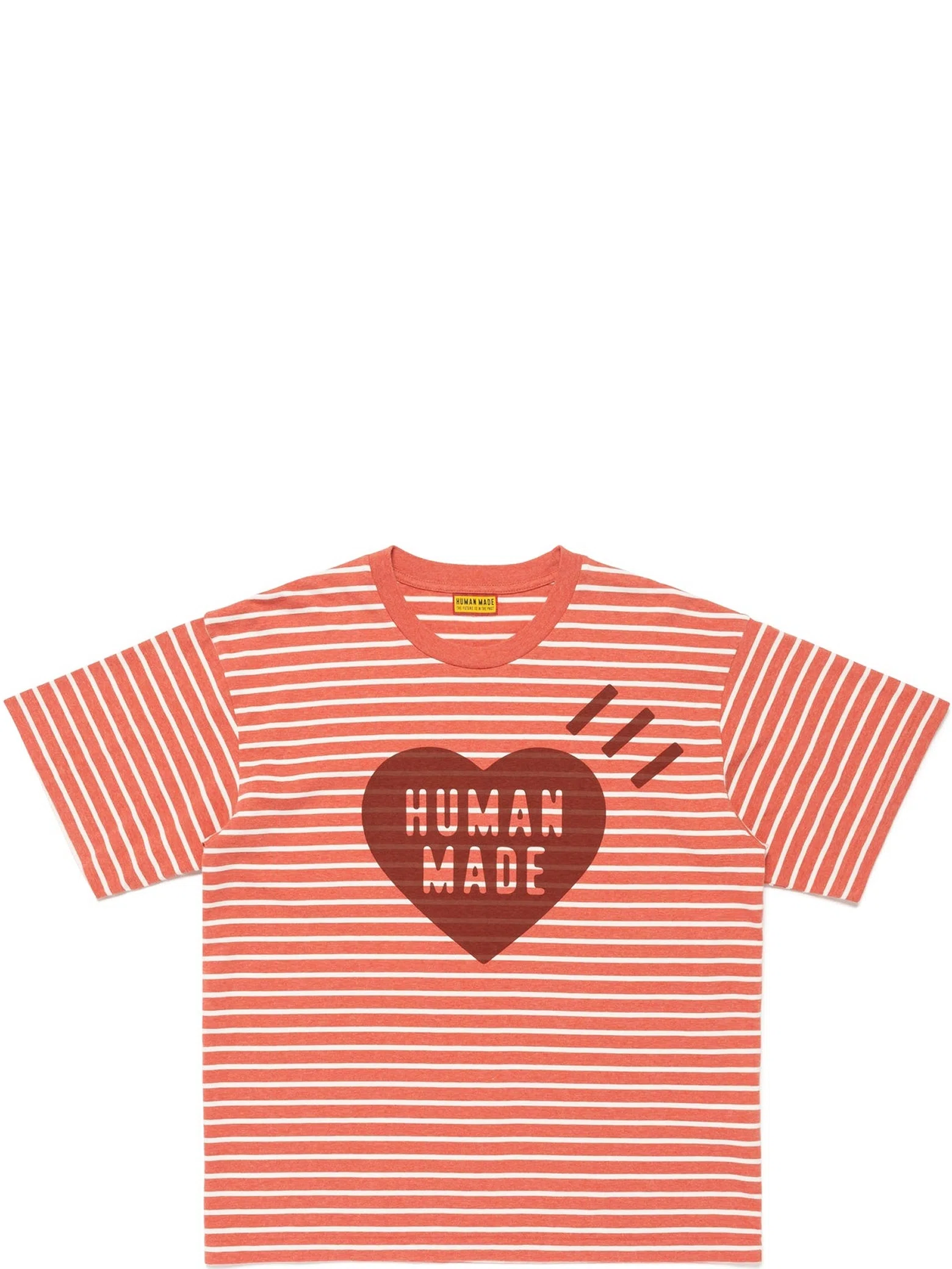 Футболки Human Made Heart Striped T-Shirt "Red" | Farsel