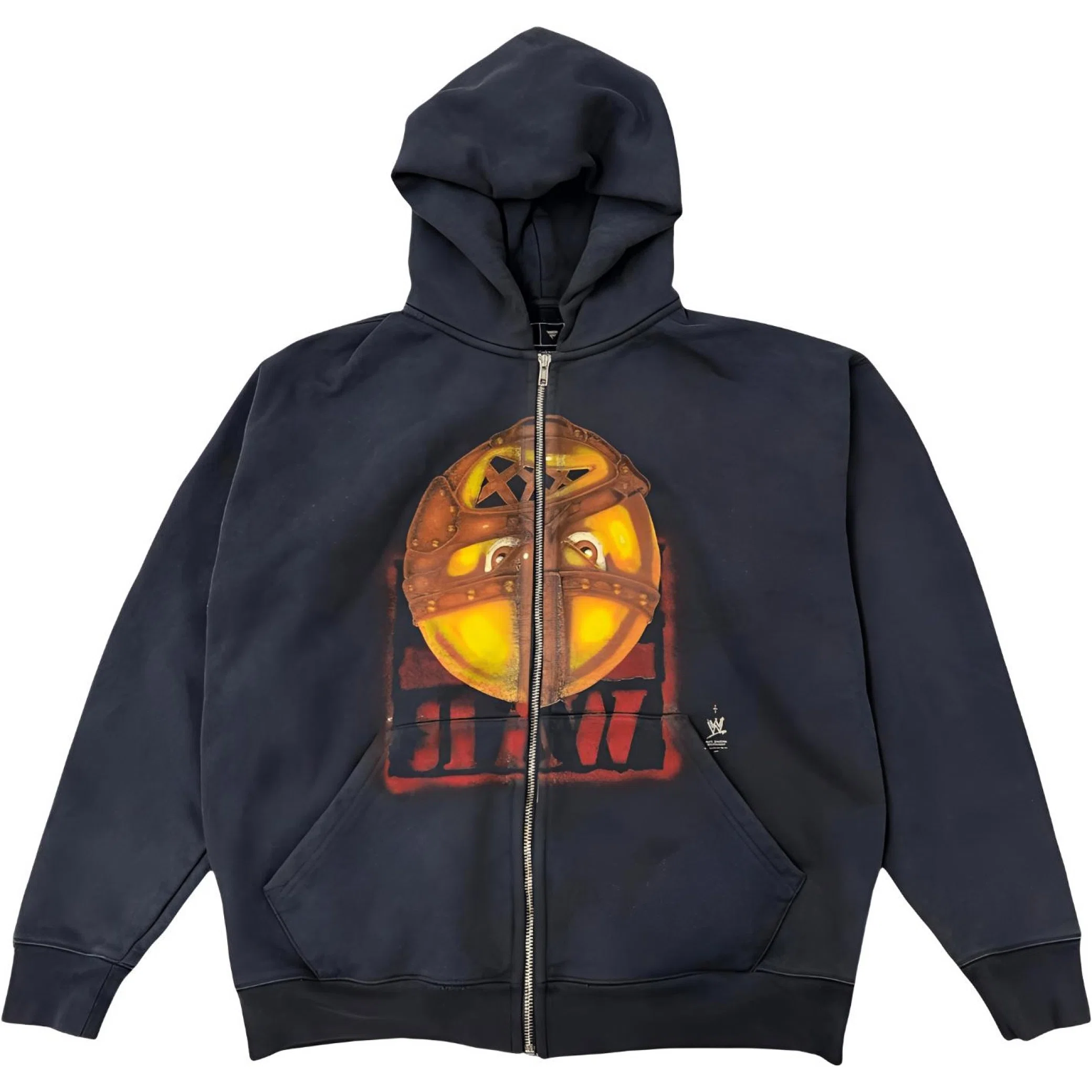 Худи Travis Scott FW24 WWE Mankind Zip Hoodie "Black" | Farsel