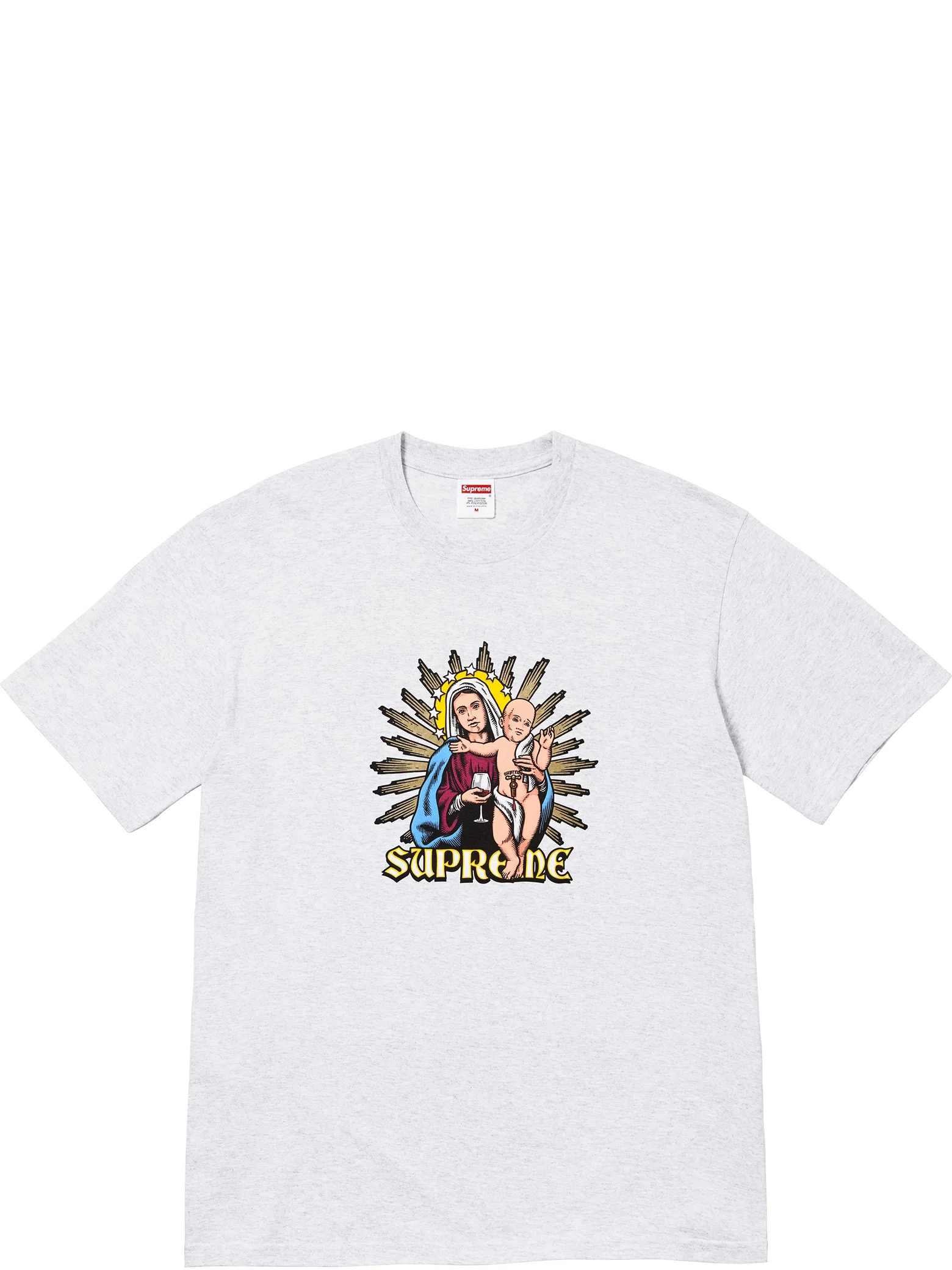 Футболки Supreme FW24 Blood Tee "Ash Grey" | Farsel