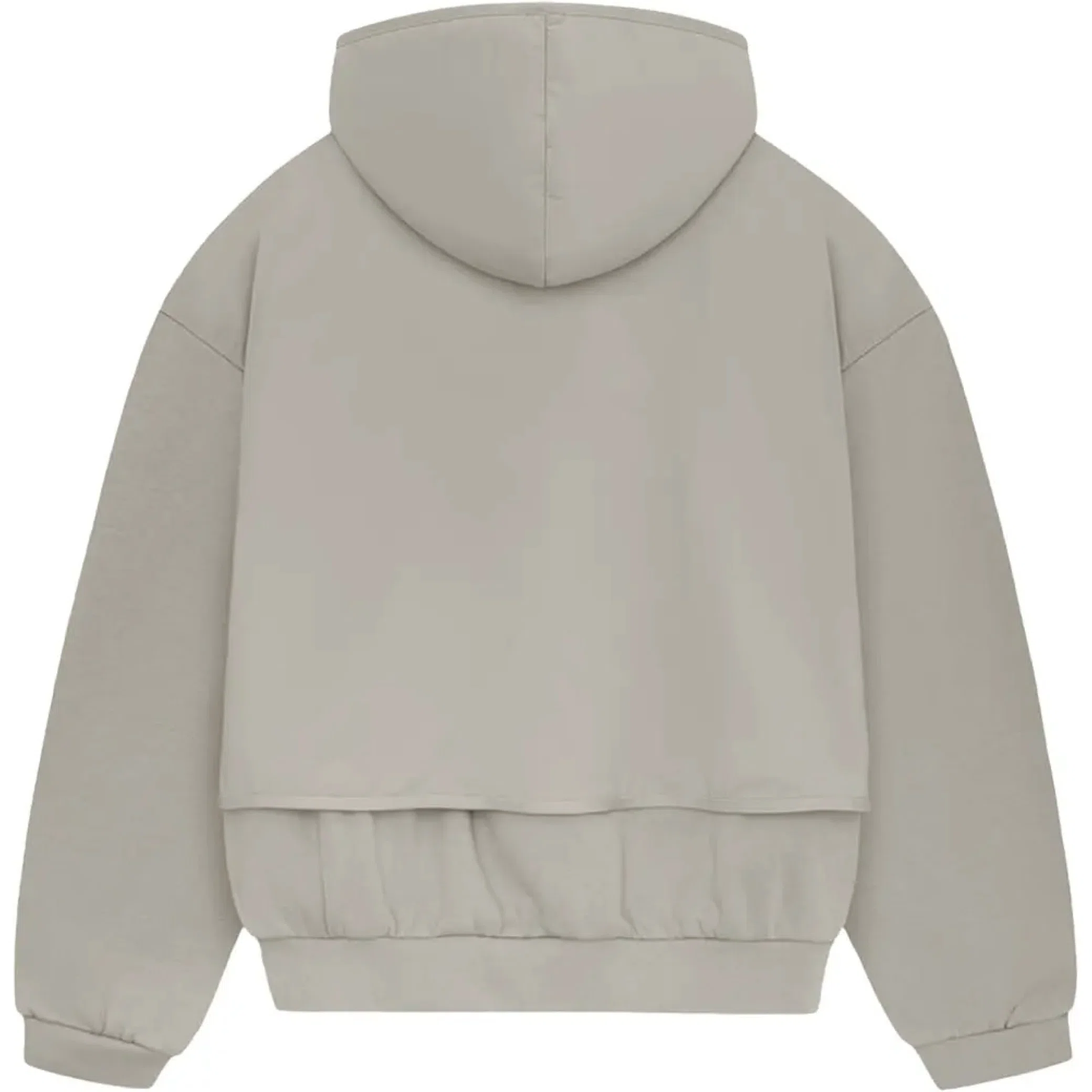  Fear of God SS24 Essentials Nylon Fleece Hooded Sweater "Seal" | Farsel