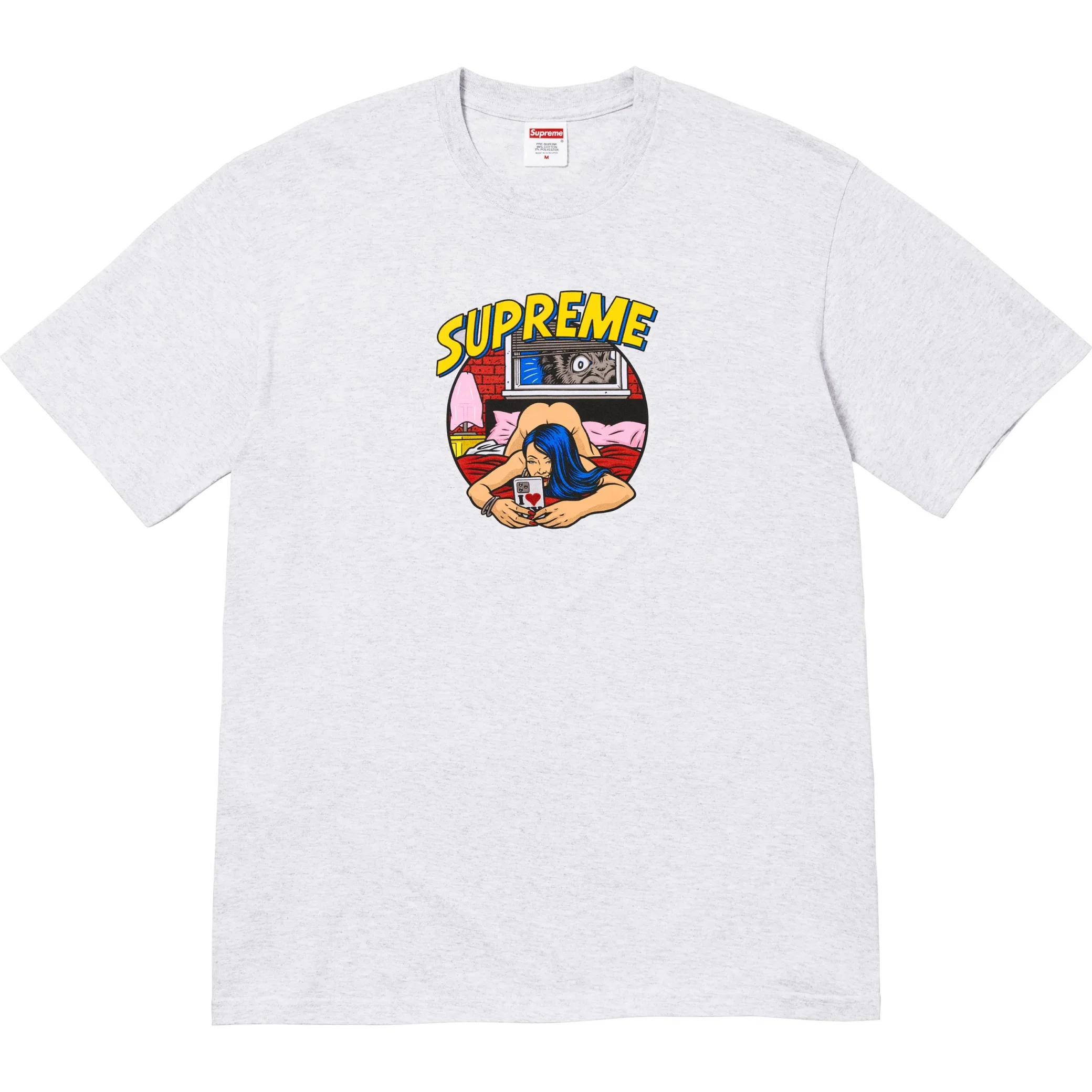  Supreme SS25 Bedroom Tee "Ash Grey" | Farsel