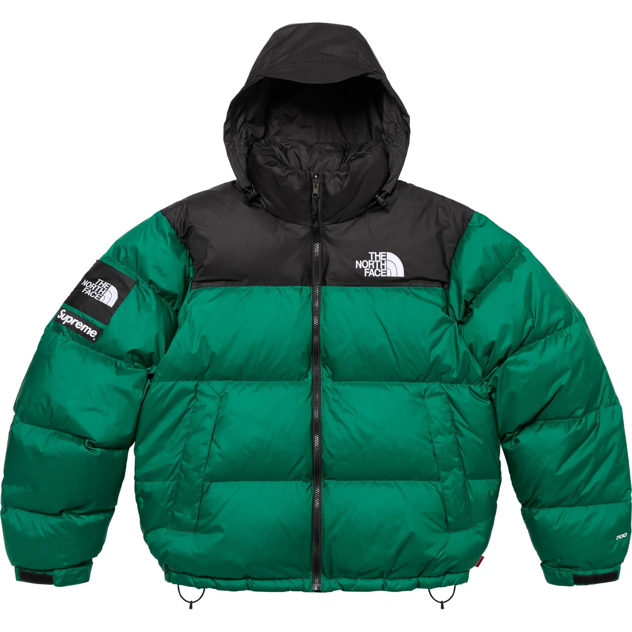 Пуховики Supreme FW24 The North Face Nuptse Jacket "Green" | Farsel