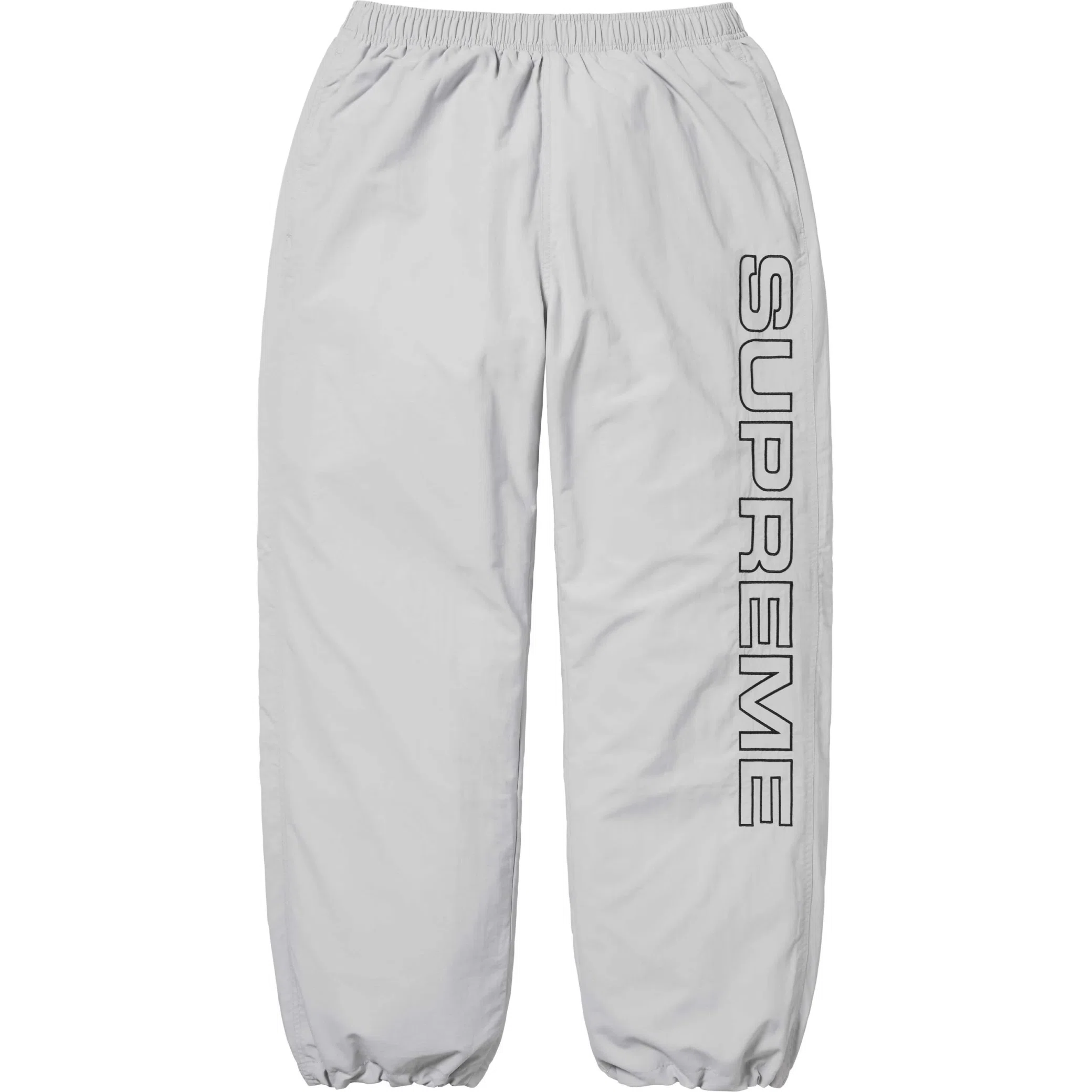 Штаны Supreme FW24 Spellout Embroidered Track Pant "Grey" | Farsel