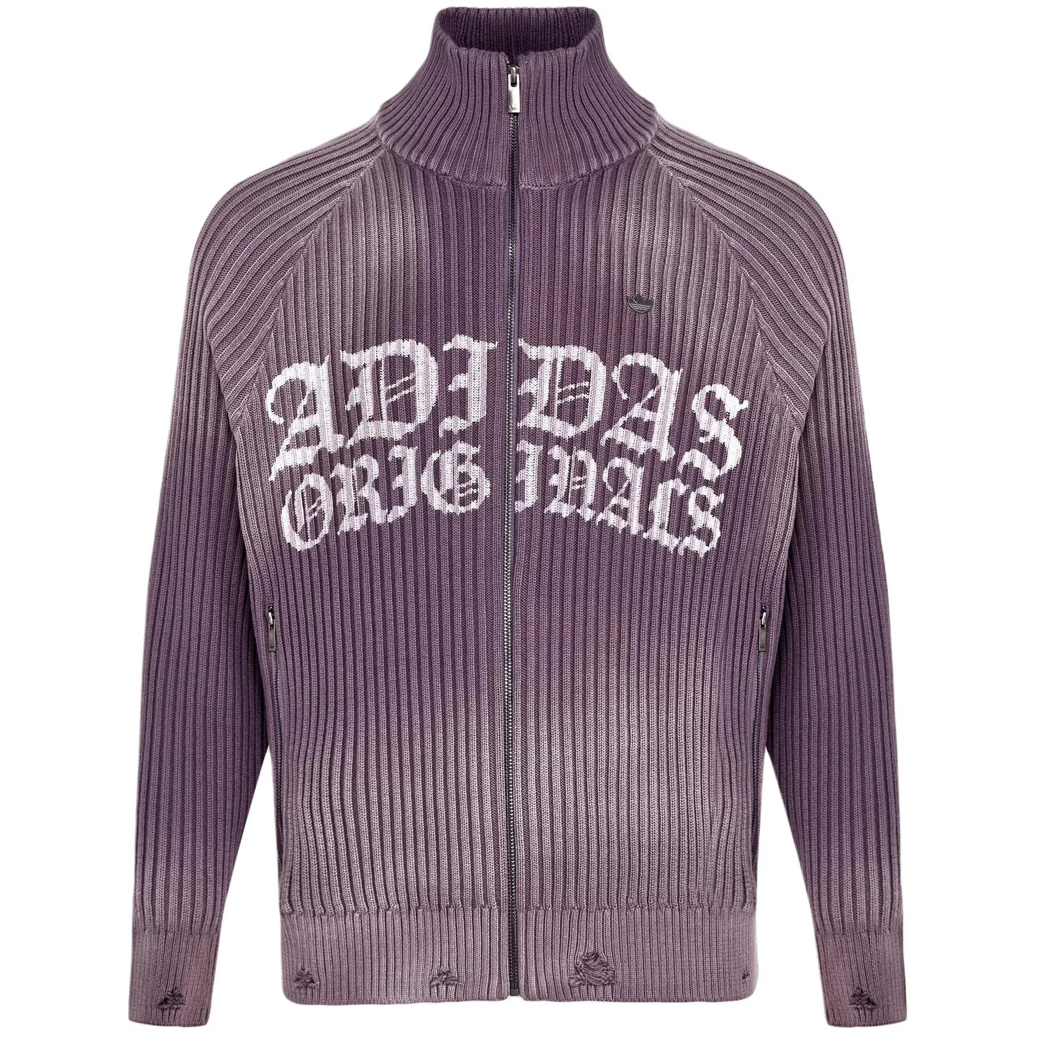 Свитеры Adidas Originals Full Zip Sweater "Dark Violet" | Farsel