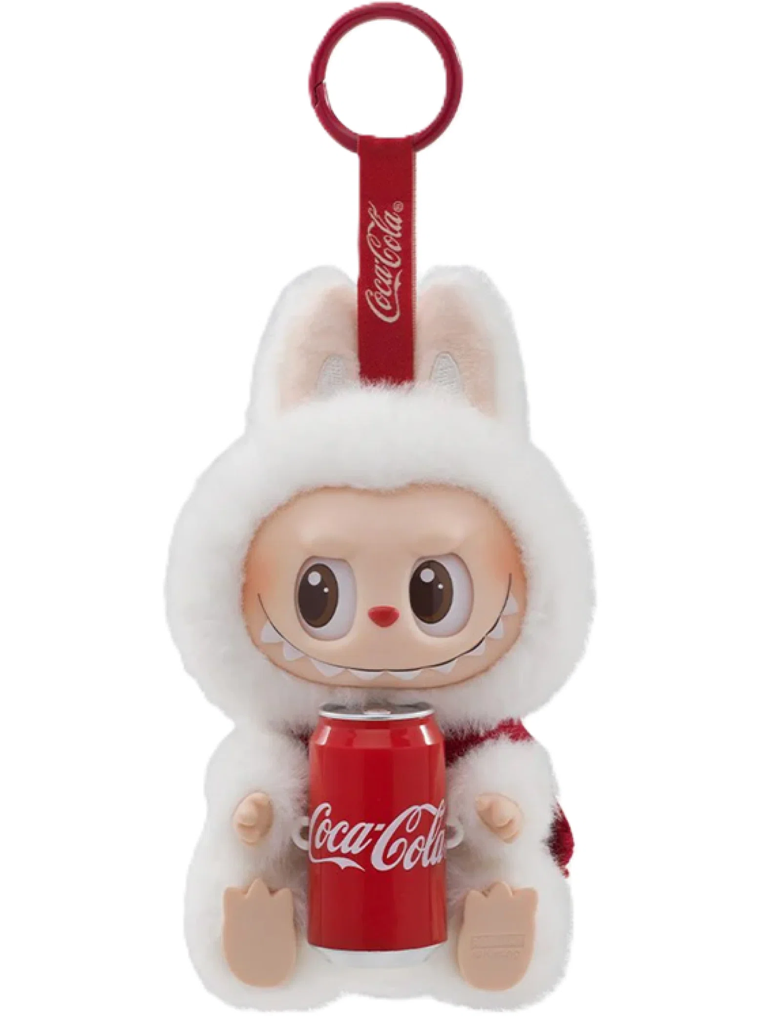 Брелоки Pop Mart Labubu THE MONSTERS COCA-COLA SERIES-Vinyl Face "Happy Factor" | Farsel