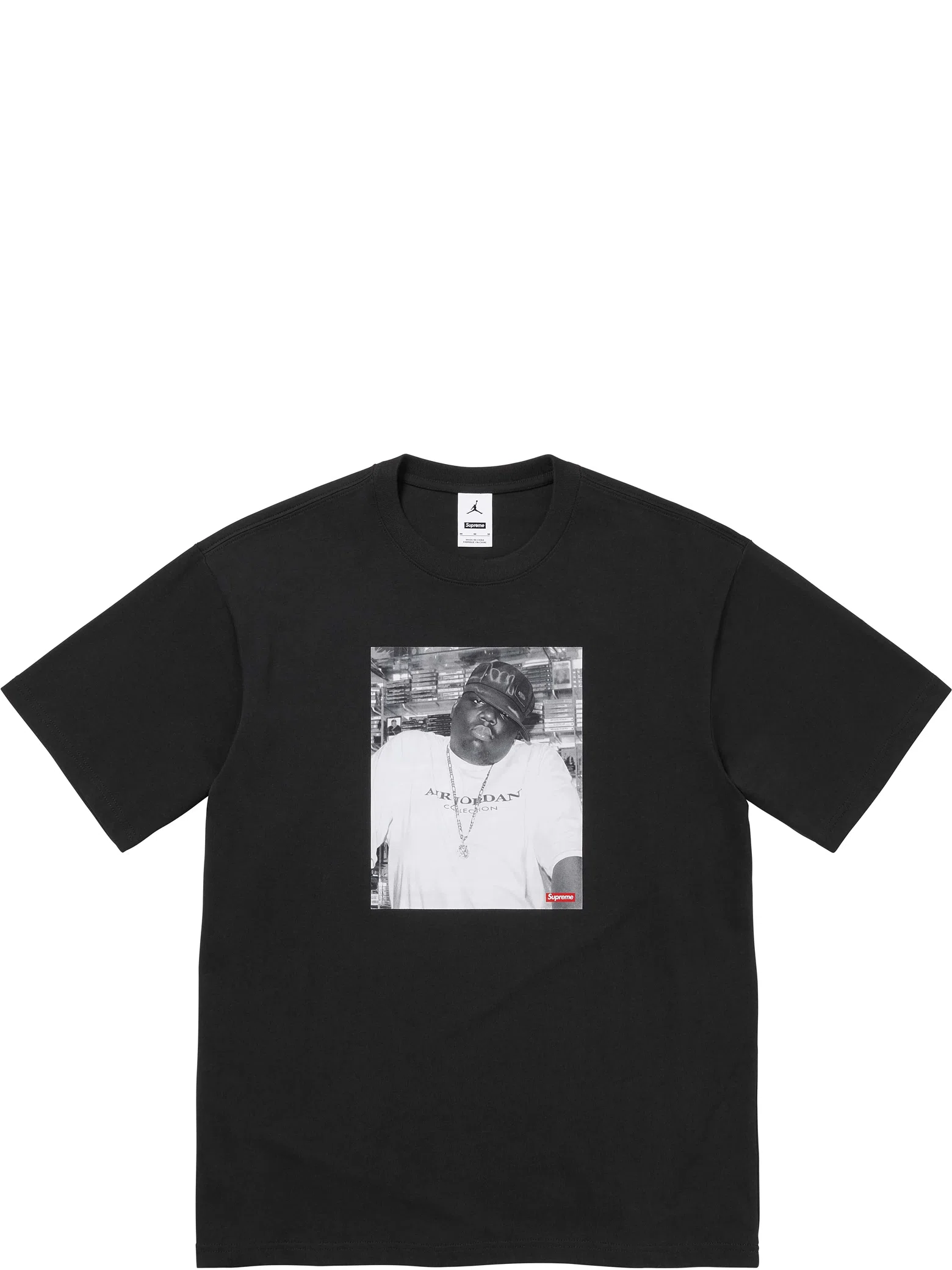 Футболки Supreme FW24 Jordan Biggie S/S Top "Black" | Farsel
