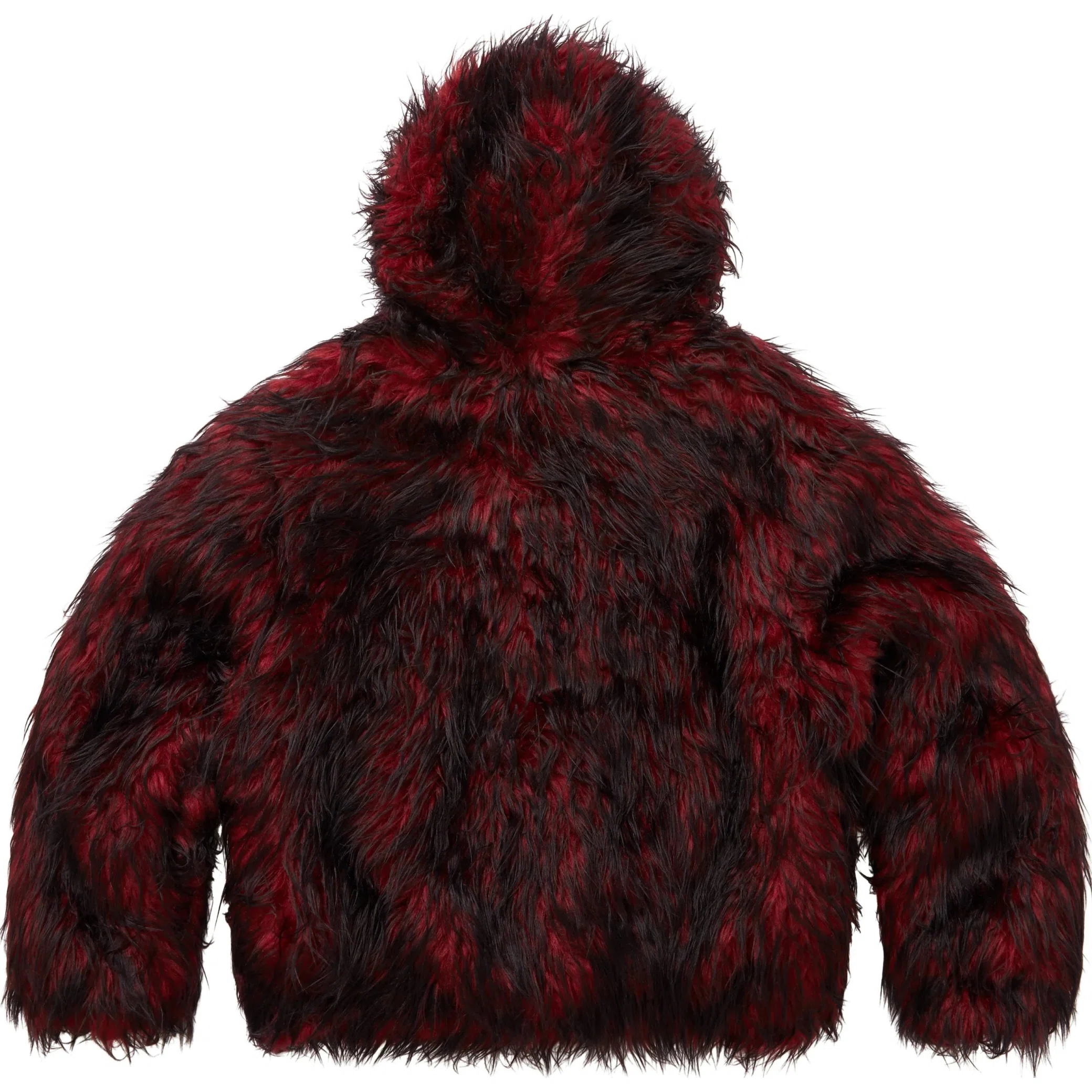  Supreme FW25 Y’s by Yohji Yamamoto Faux Fur WINDSTOPPER Hooded Bomber Jacket "Red" | Farsel