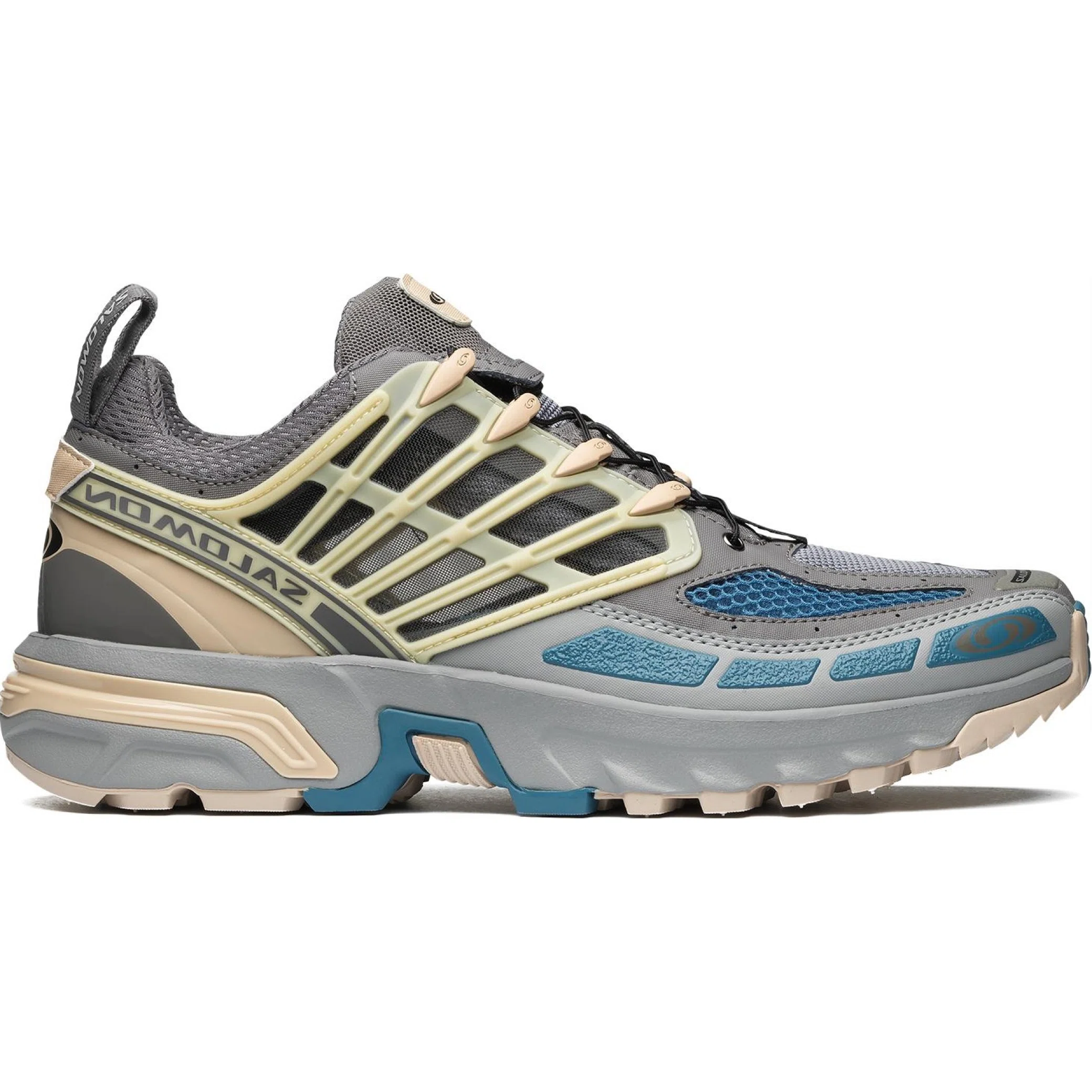 Кроссовки Salomon Acs Pro "Pewter Monument Aegean Blue" | Farsel