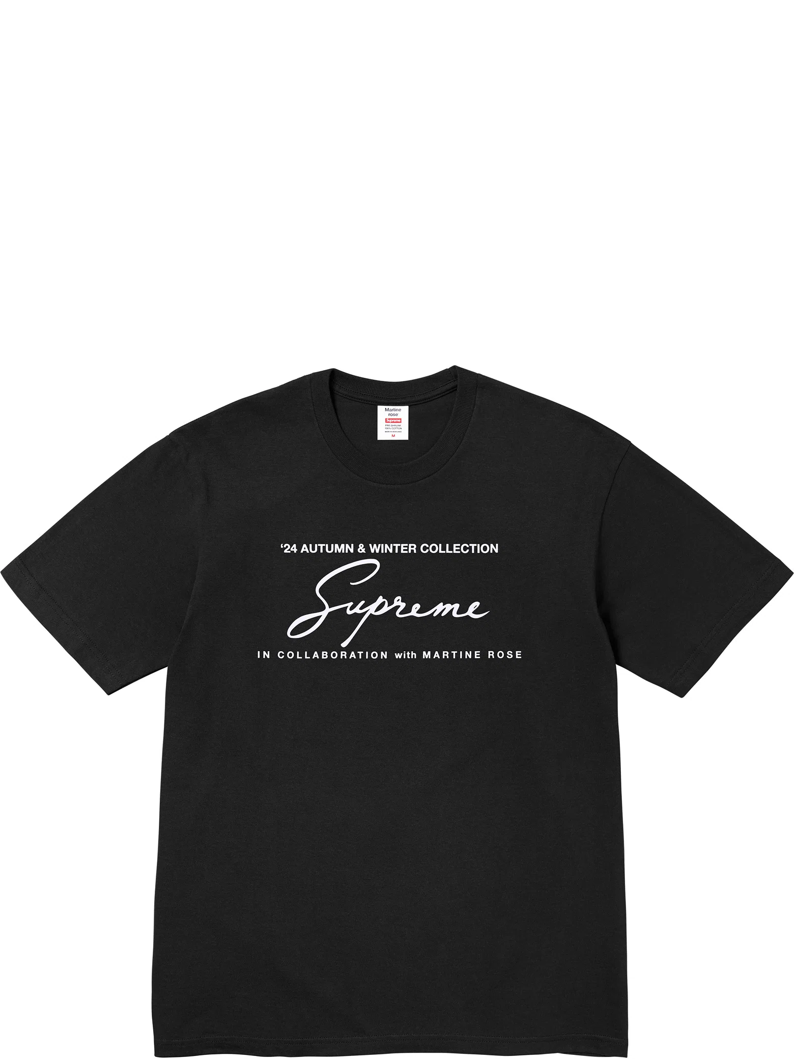 Футболки Supreme FW24 Martine Rose Tee "Black" | Farsel