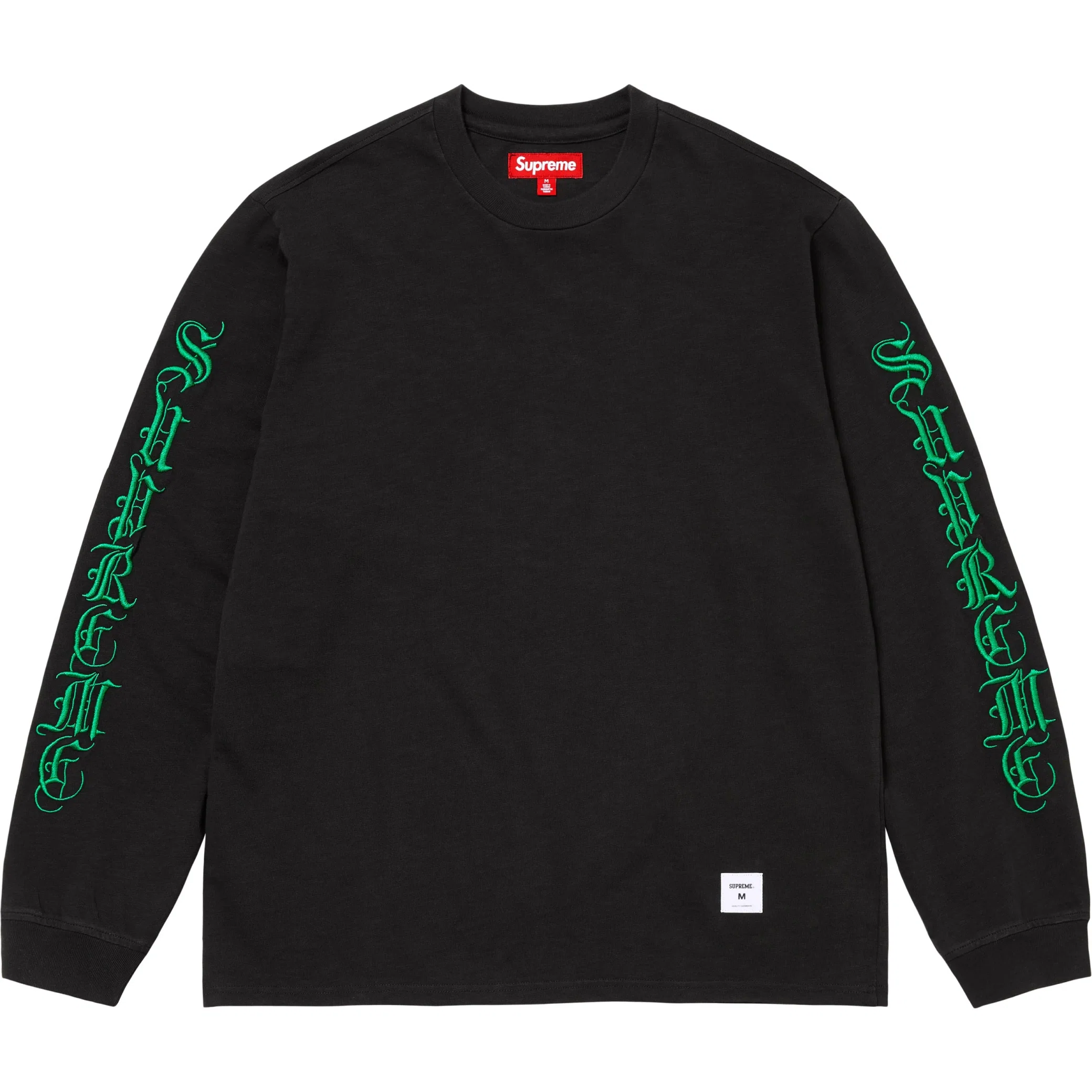  Supreme FW24 Old English L/S Top "Black" | Farsel