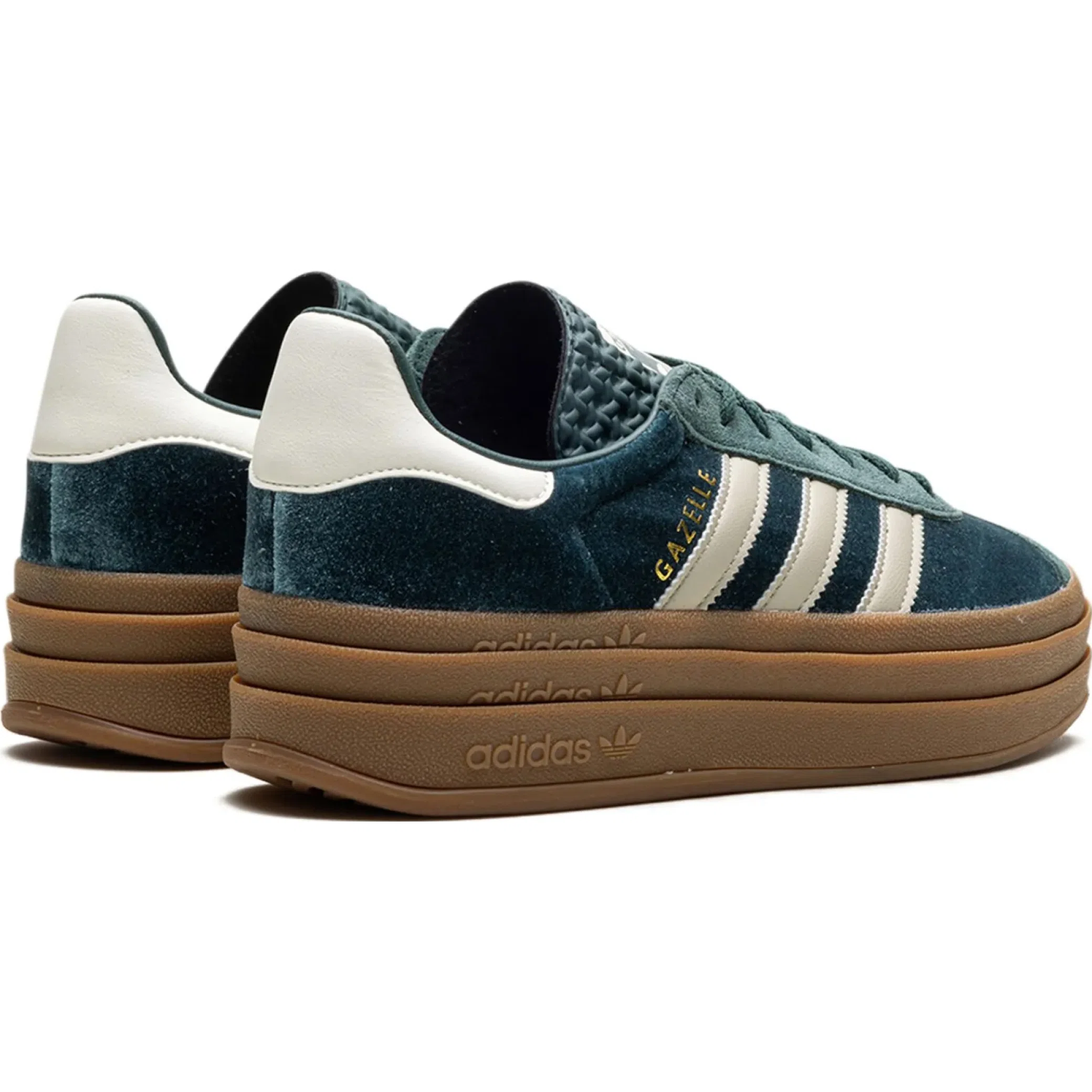 Кроссовки Adidas Gazelle Bold WMNS "Mineral Green Velvet" | Farsel