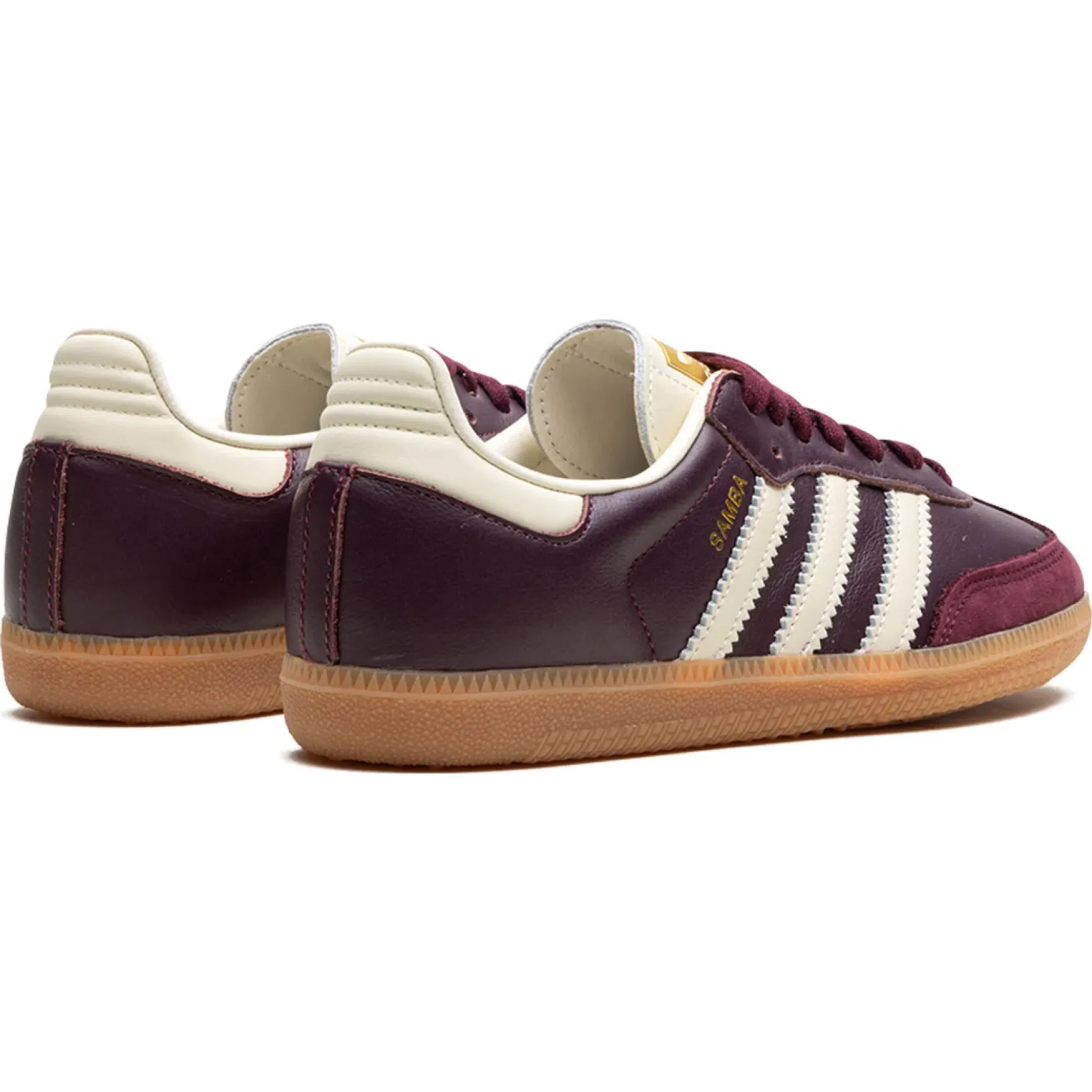  Adidas Samba OG WMNS "Maroon Gold Metallic" | Farsel