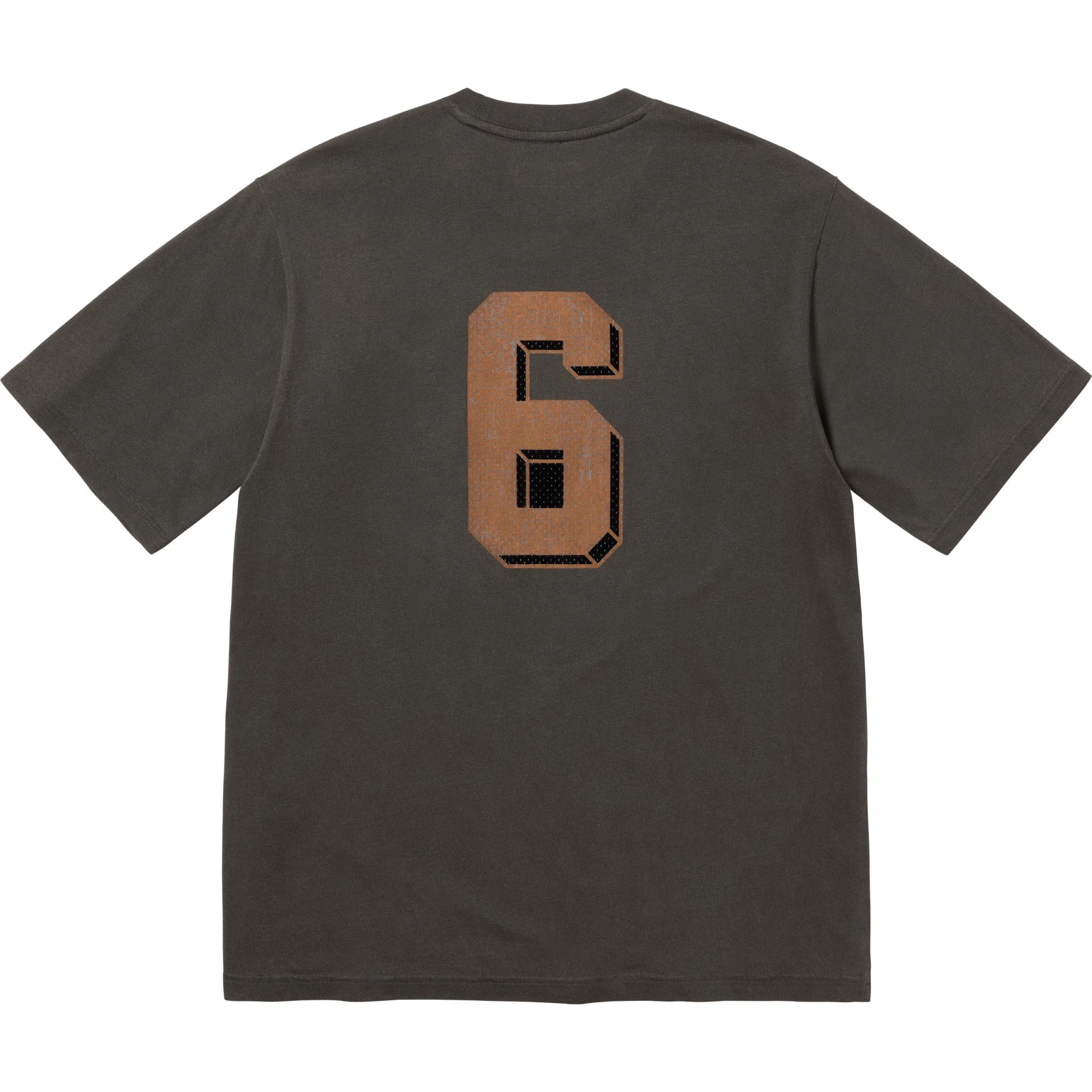  Supreme SS25 Flocked Washed S/S Top "Black" | Farsel