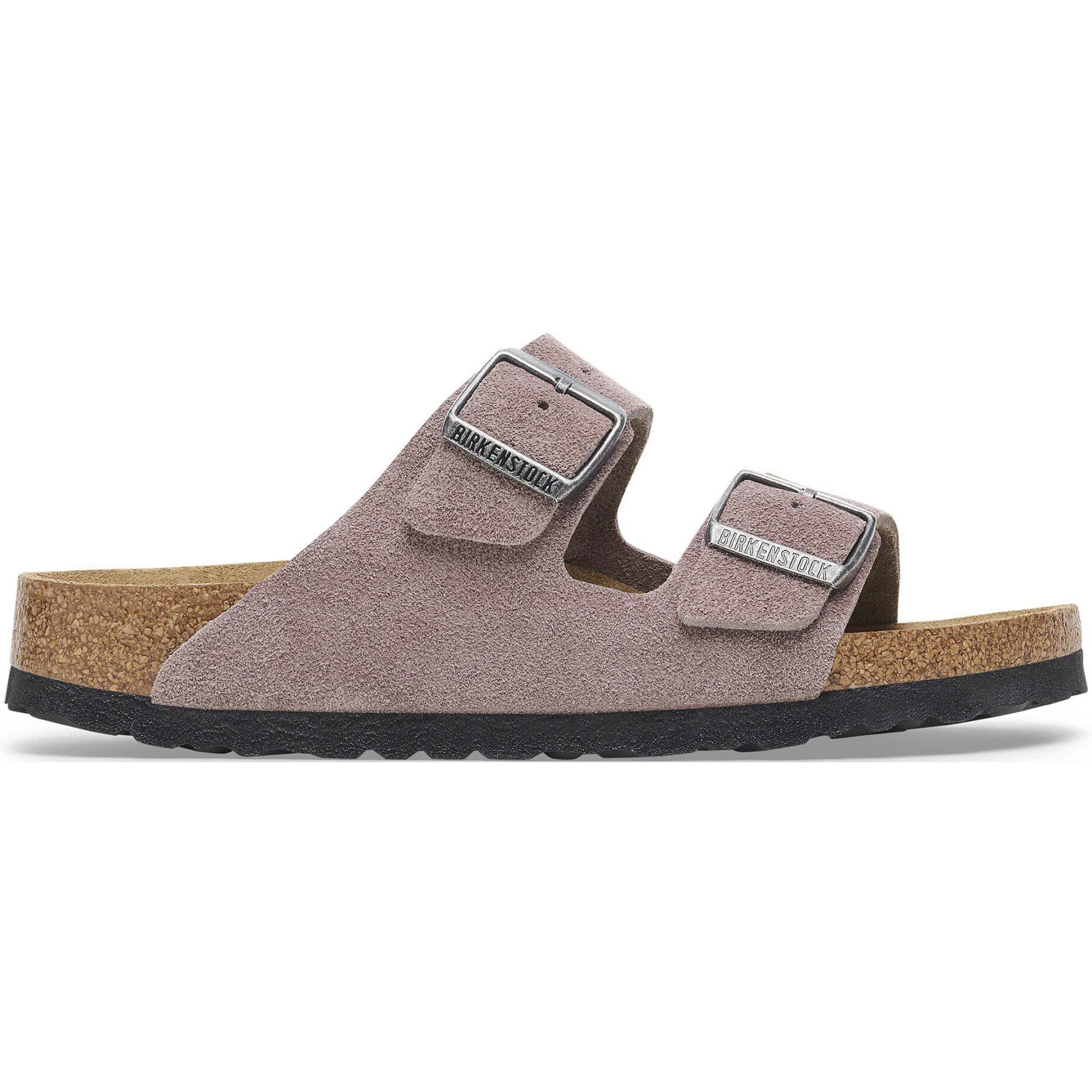 Сланцы Birkenstock Arizona Soft Footbed Suede Leather "Faded Purple" | Farsel