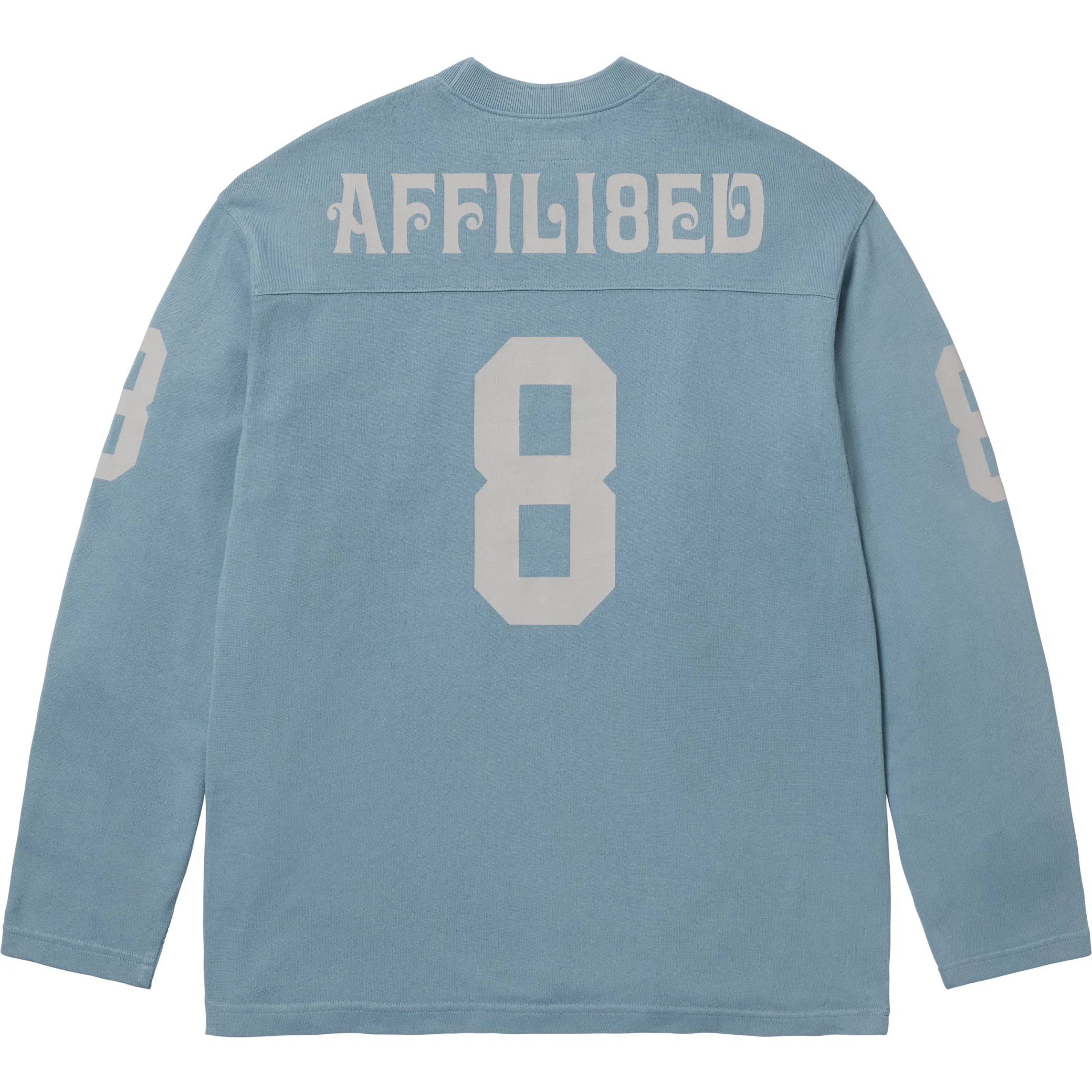  Supreme SS25 Affiliated L/S Football Top "Slate" | Farsel