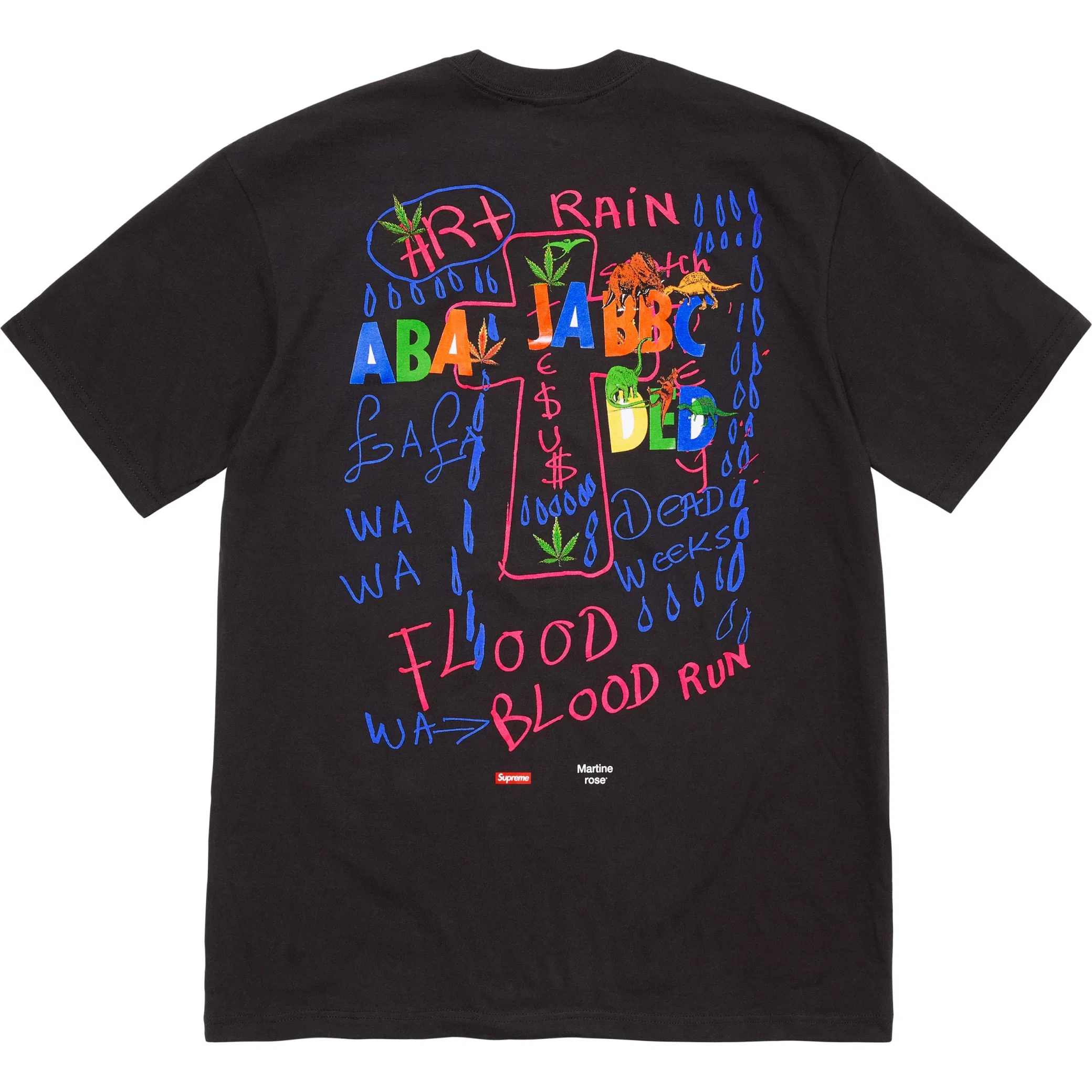  Supreme FW24 Martine Rose Lee Scratch Perry Tee "Black" | Farsel