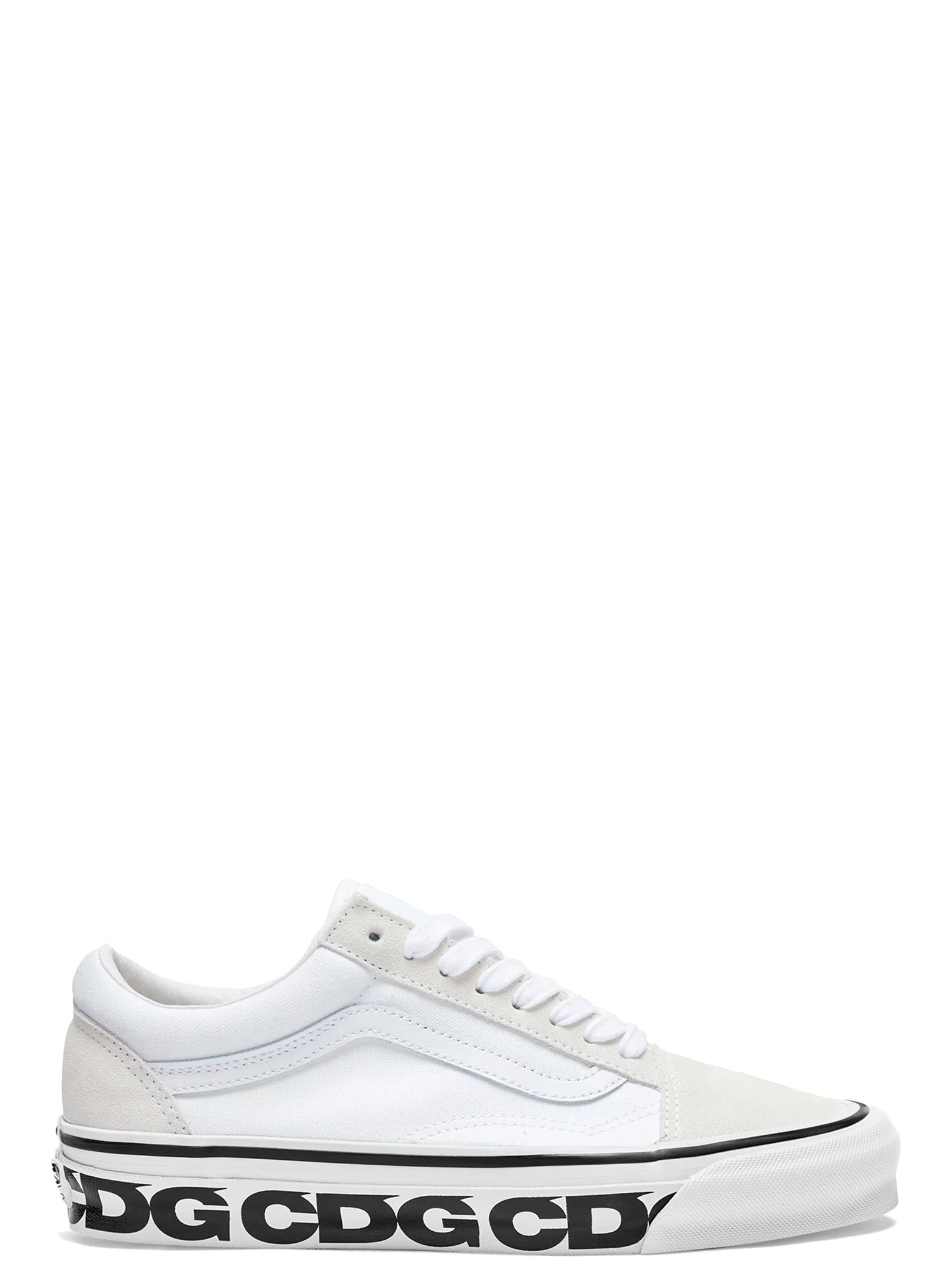 Кеды Vans Comme des Garçons x OG Old Skool LX "Sidewall - White" | Farsel