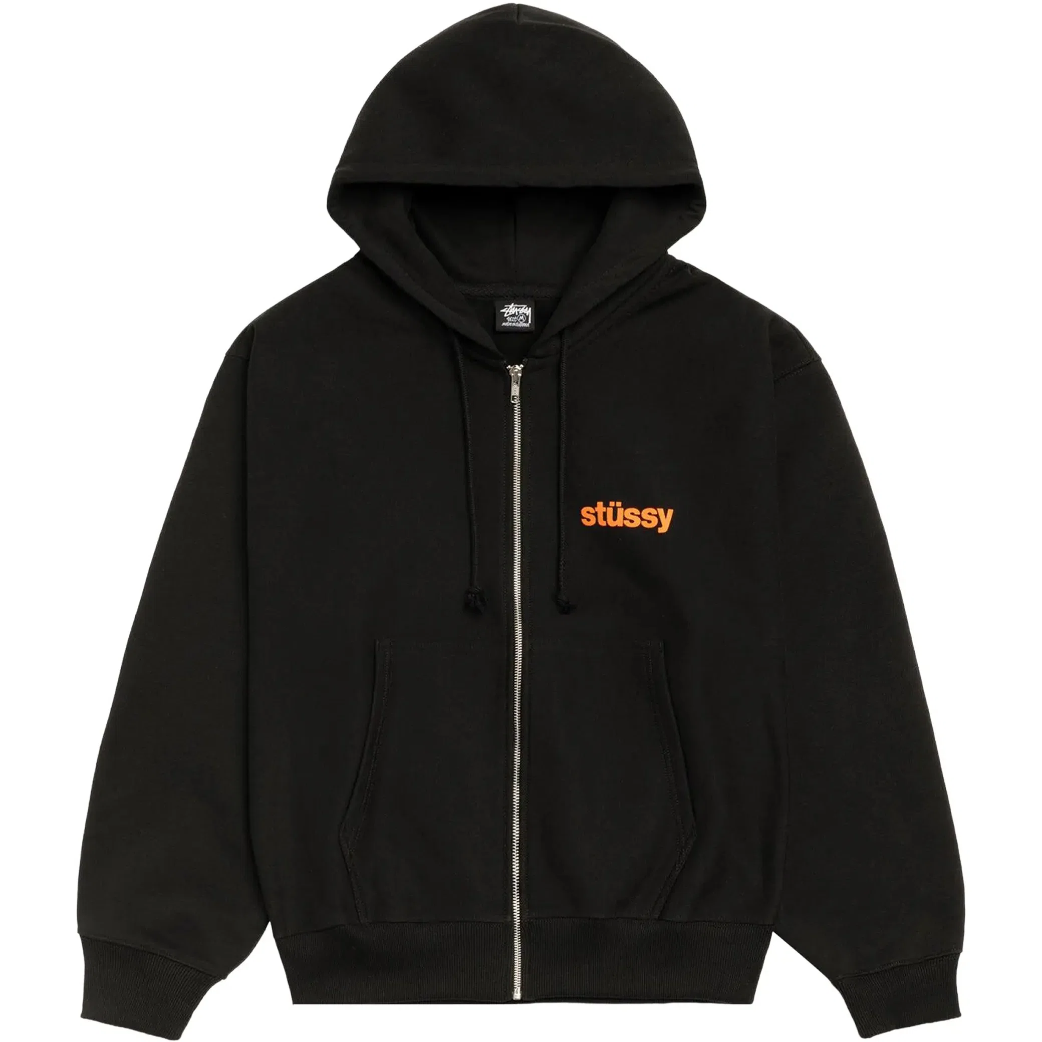 Худи Stussy Built Tough Zip Hoodie "Black" | Farsel