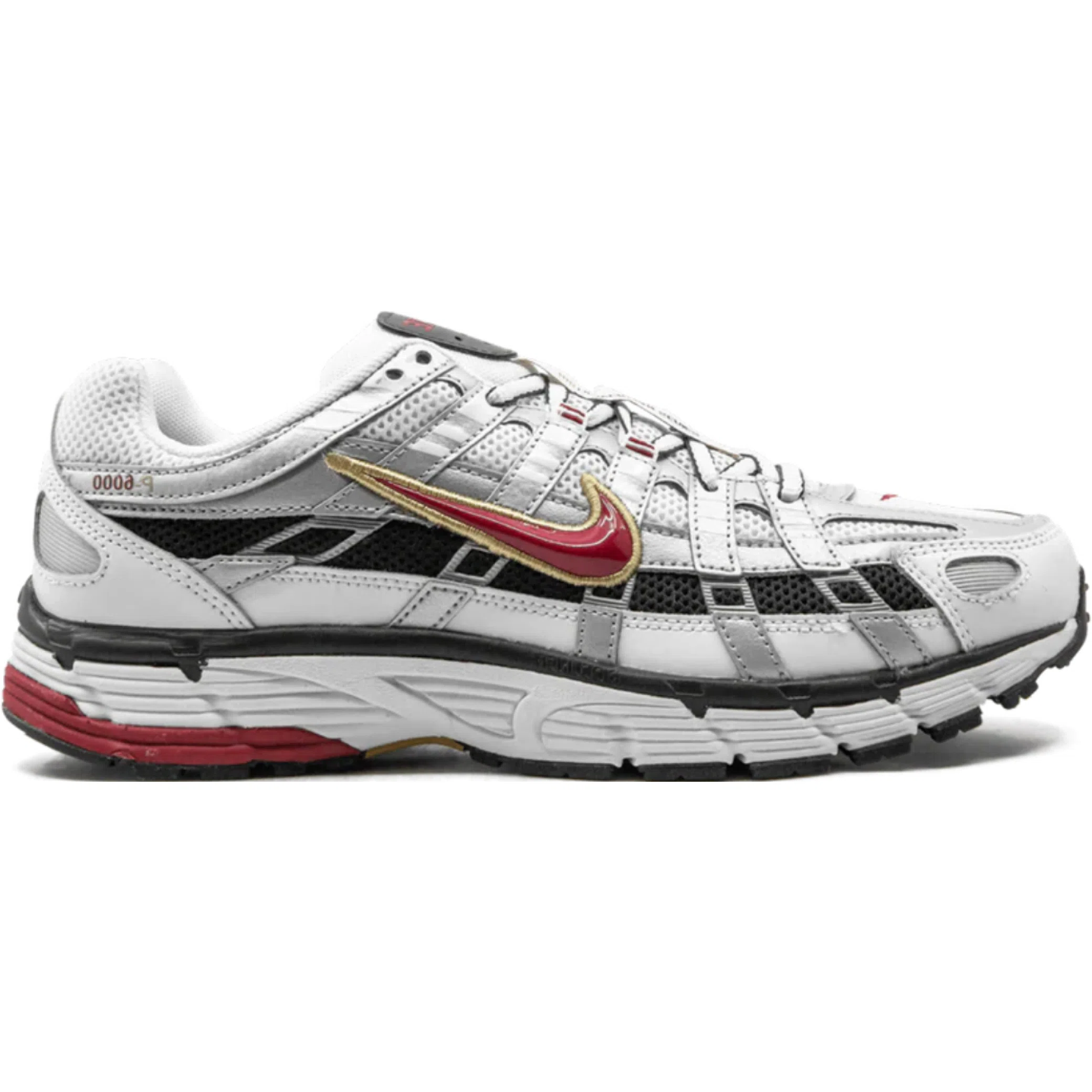 Кроссовки Nike P-6000 WMNS "White Gold Red" | Farsel