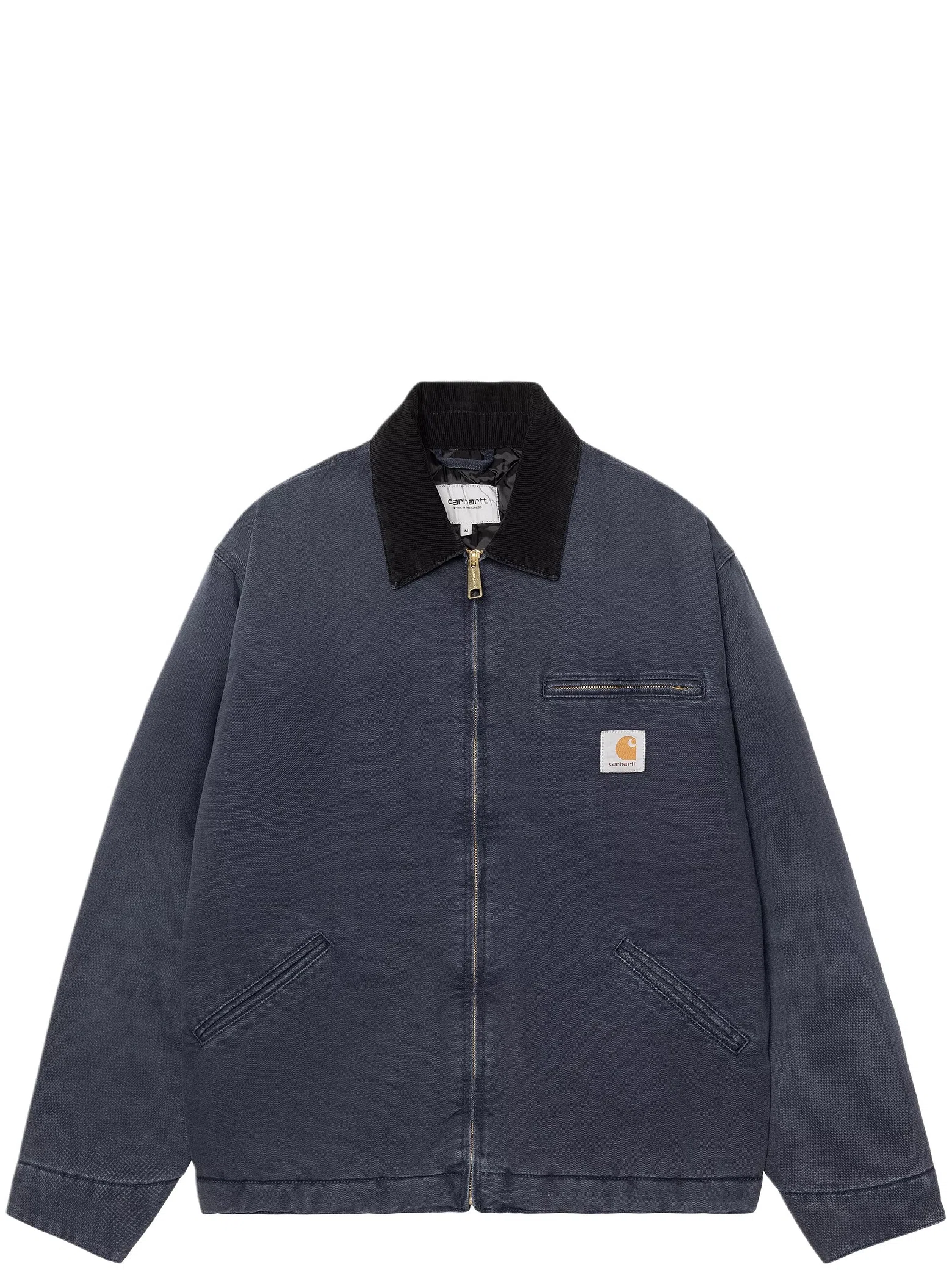 Куртки Carhartt OG Detroit Jacket "Dark Navy / Black Stone Canvas" | Farsel