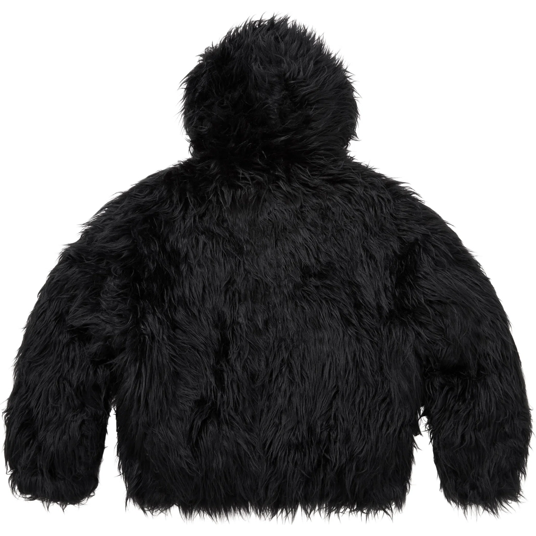 Куртки Supreme FW25 Y’s by Yohji Yamamoto Faux Fur WINDSTOPPER Hooded Bomber Jacket "Black" | Farsel