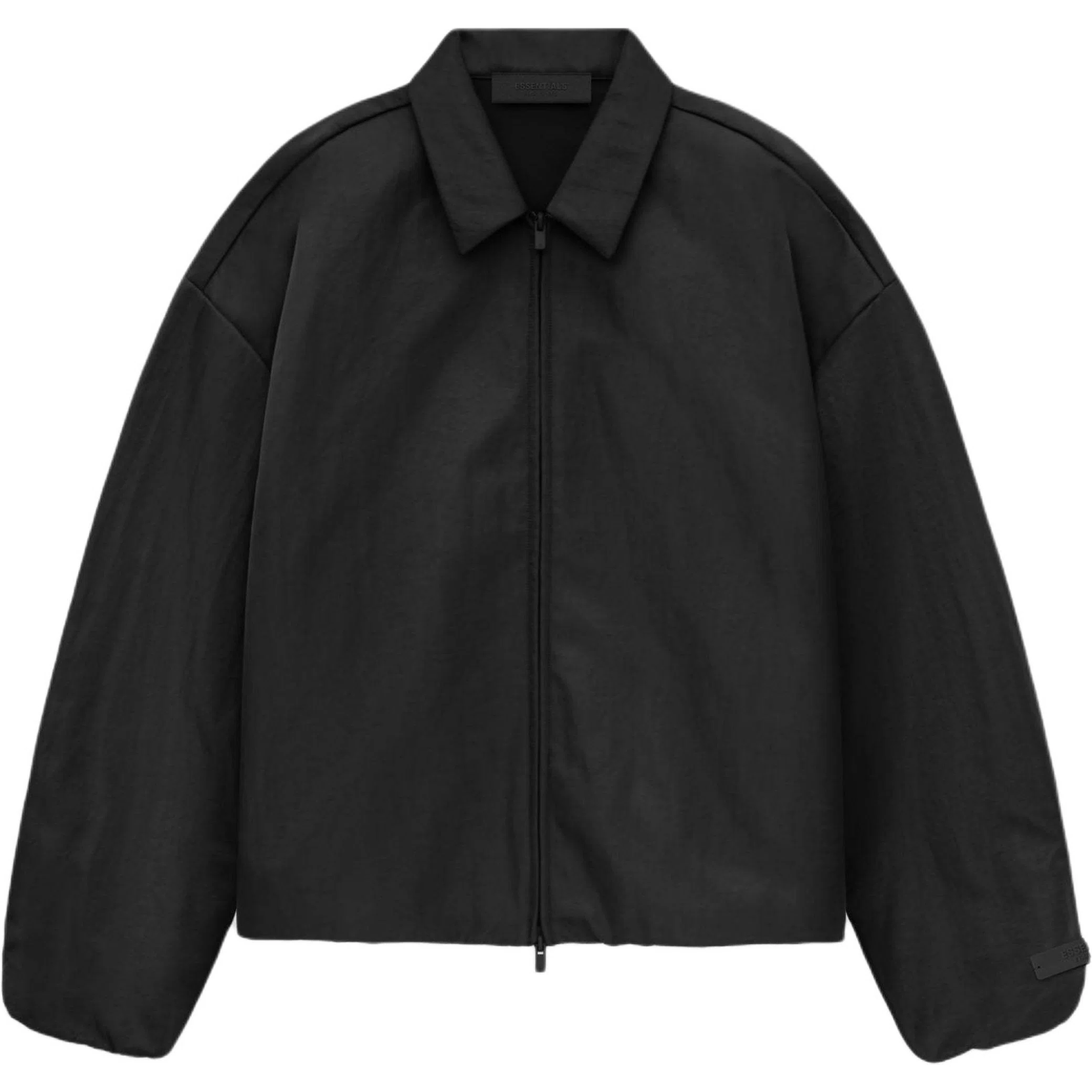 Куртки Fear of God FW24 Essentials Textured Nylon Trucker Jacket "Black" | Farsel