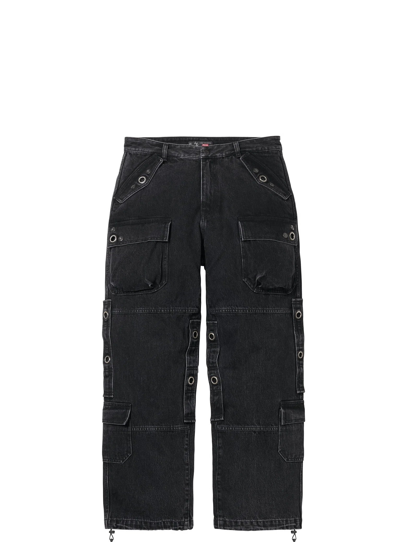 Джинсы Supreme FW25 Y’s by Yohji Yamamoto Denim Utility Pant "Washed Black" | Farsel