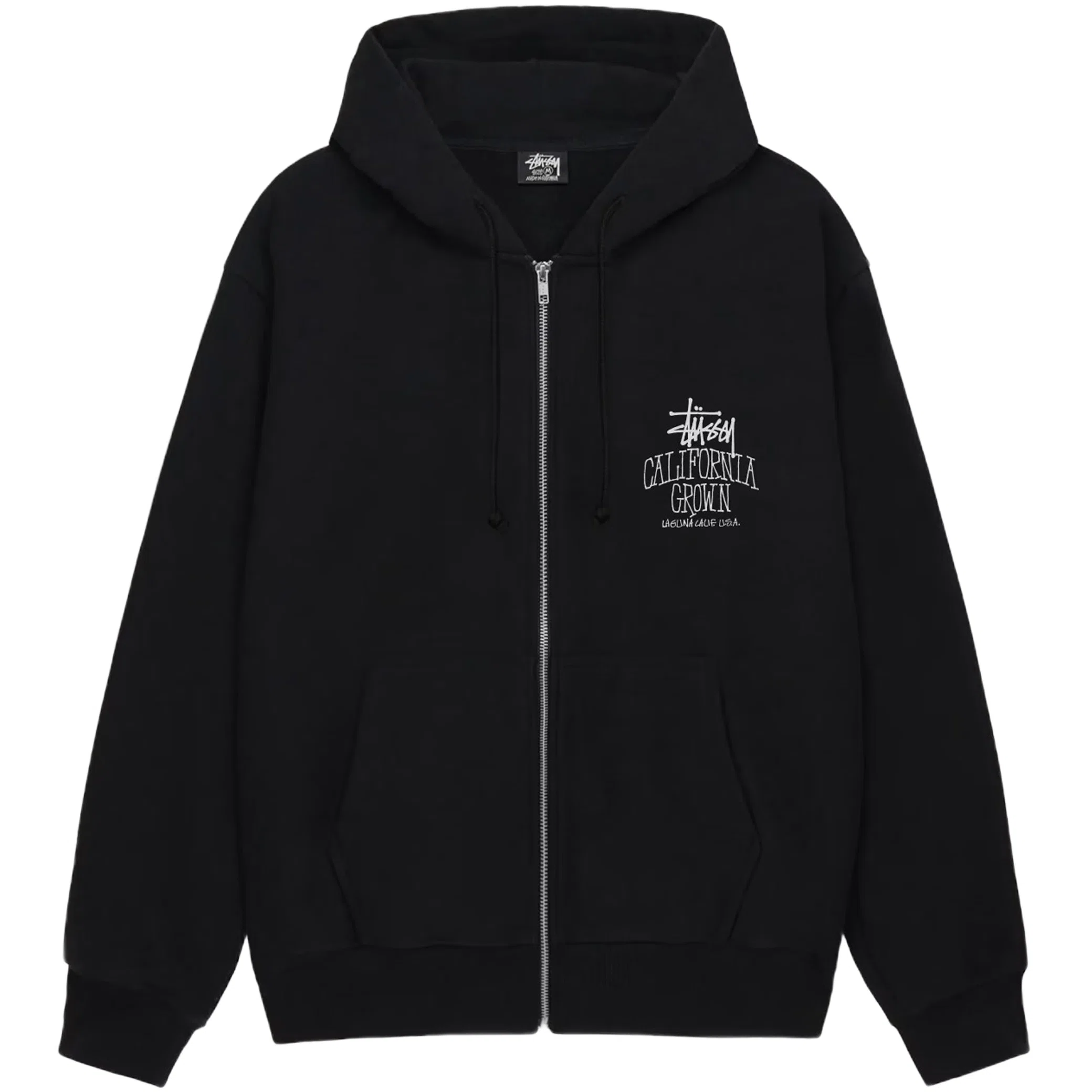 Худи Stussy Cali Grown Zip Hoodie "Black" | Farsel