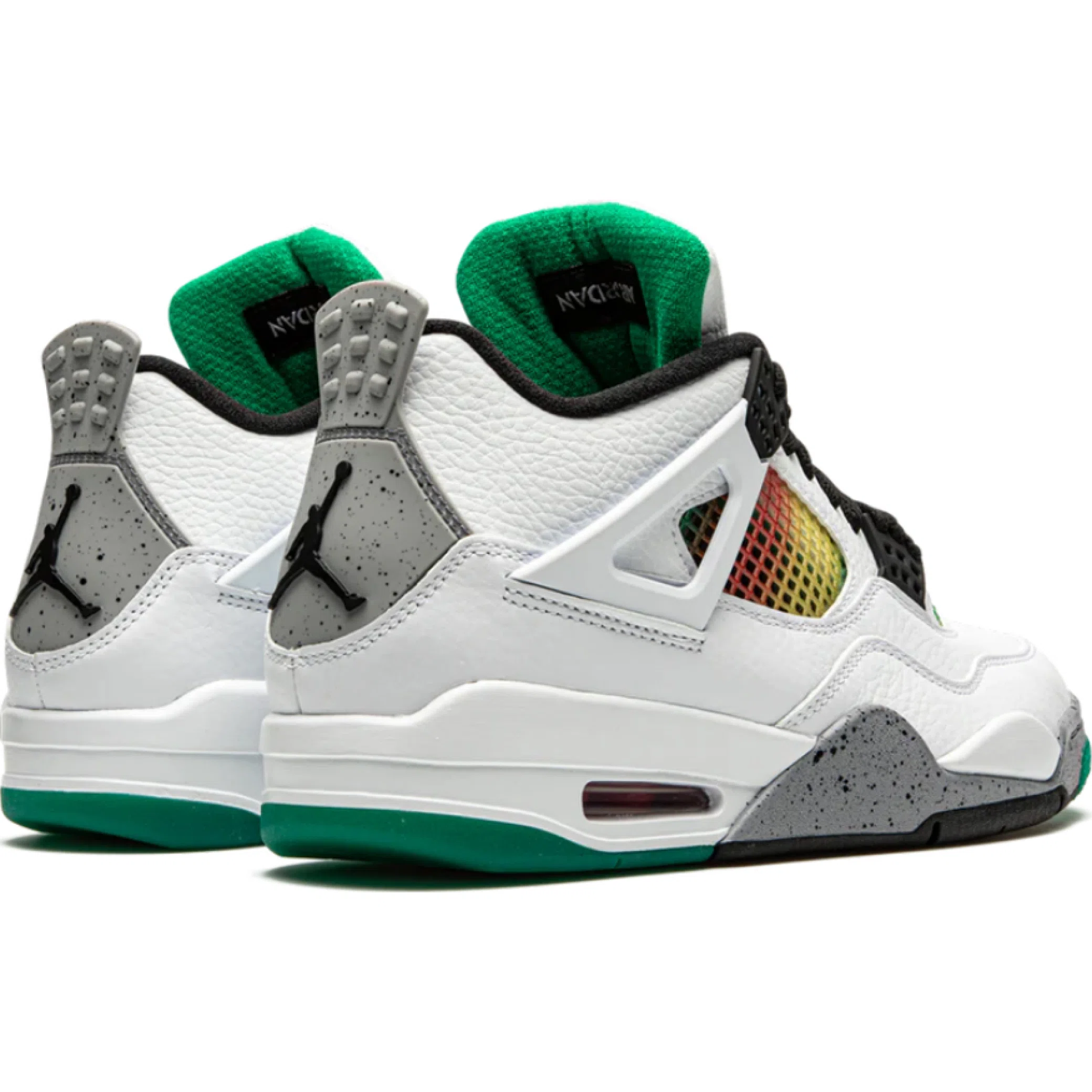 Кроссовки Nike Air Jordan 4 Retro WMNS "Lucid Green Rasta" | Farsel