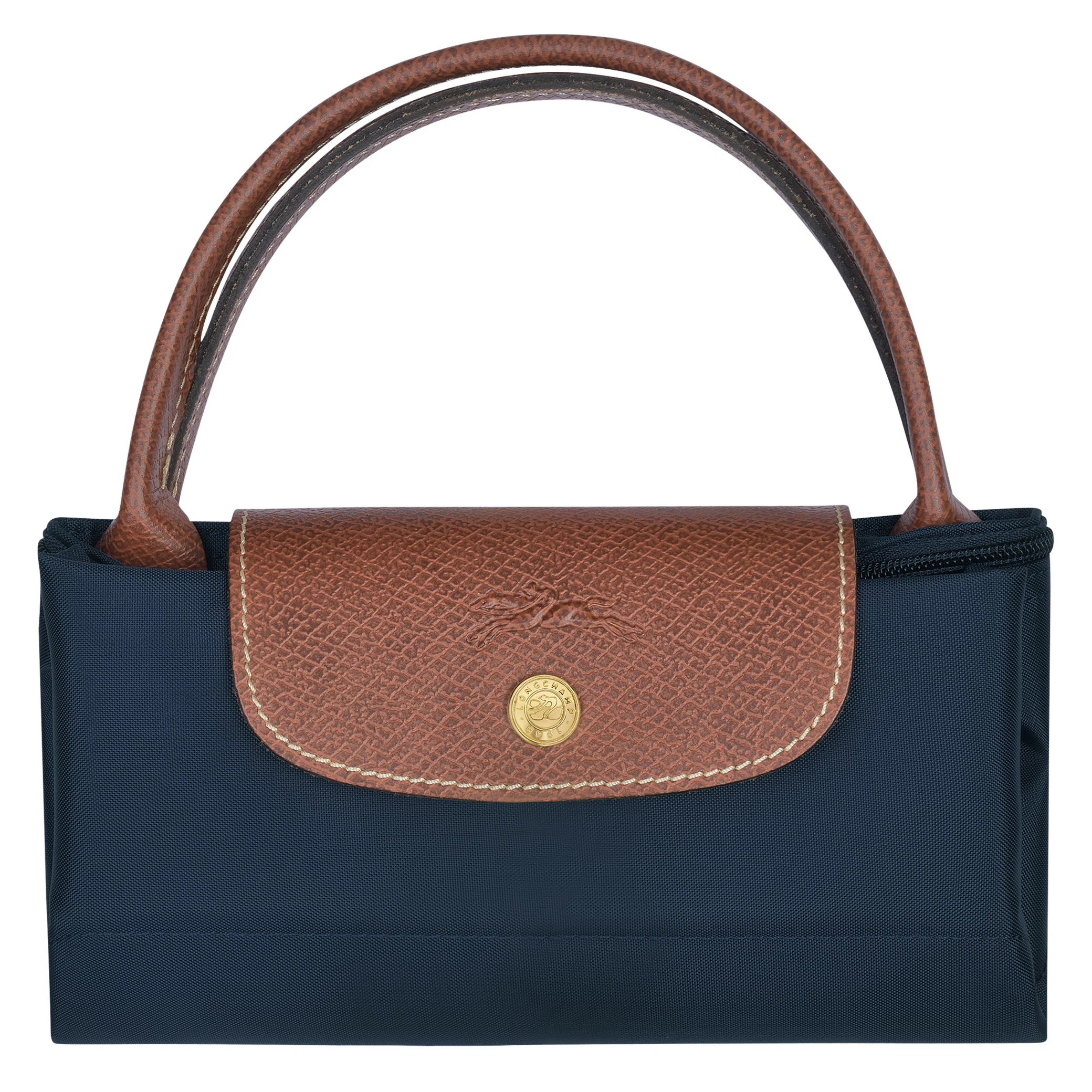 Сумки Longchamp Le Pliage Original Bag With Top Handle S "Navy Blue" | Farsel