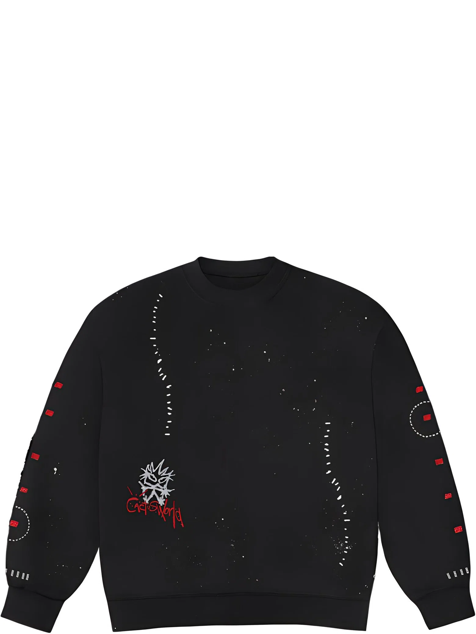 Свитшоты Travis Scott FW22 Stitched Crewneck "Black" | Farsel