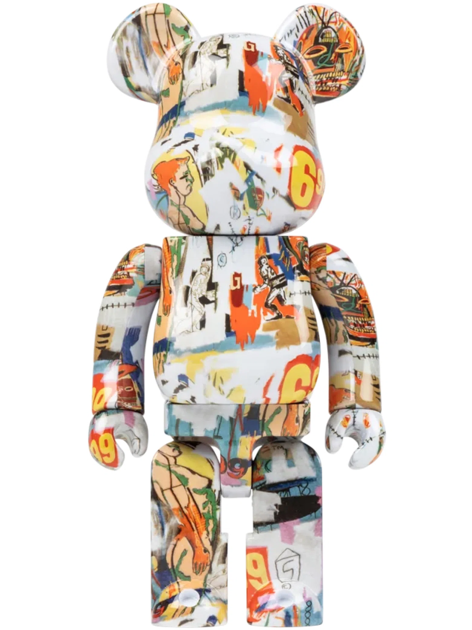 Игрушки Medicom Toy Bearbrick Andy Warhol x Jean Michel Basquiat #4 "400%" | Farsel