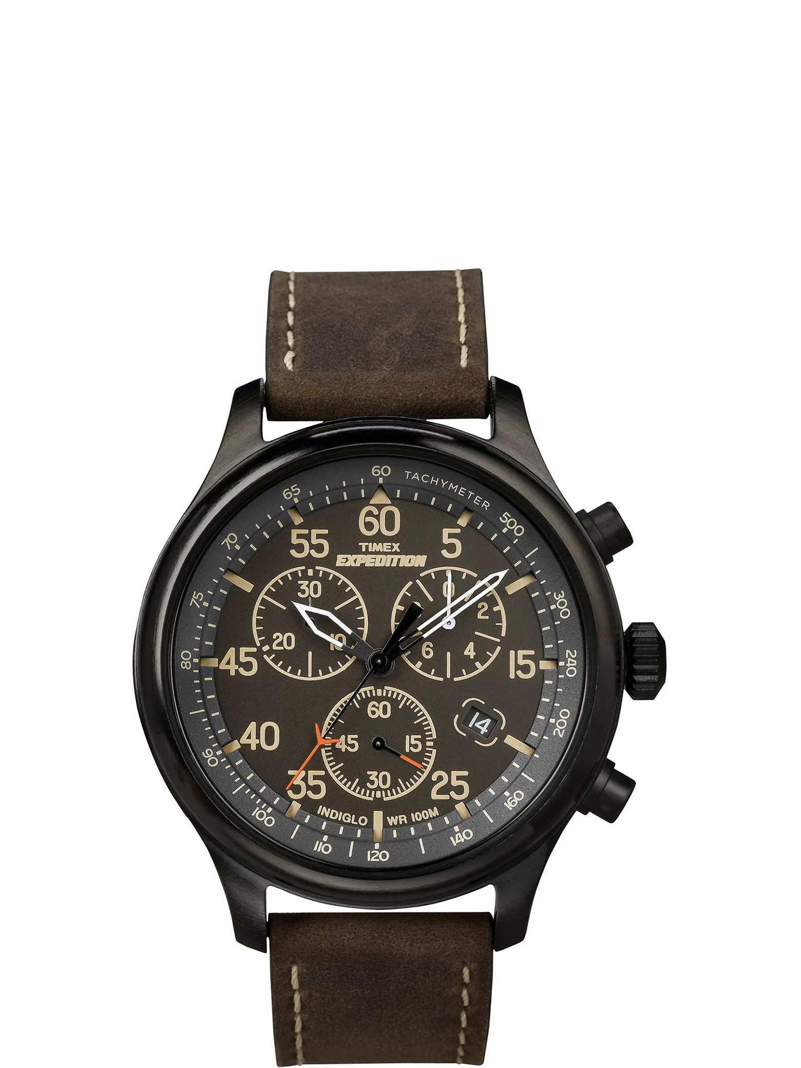 Часы Timex Expedition Field Leather Chronograph | Farsel
