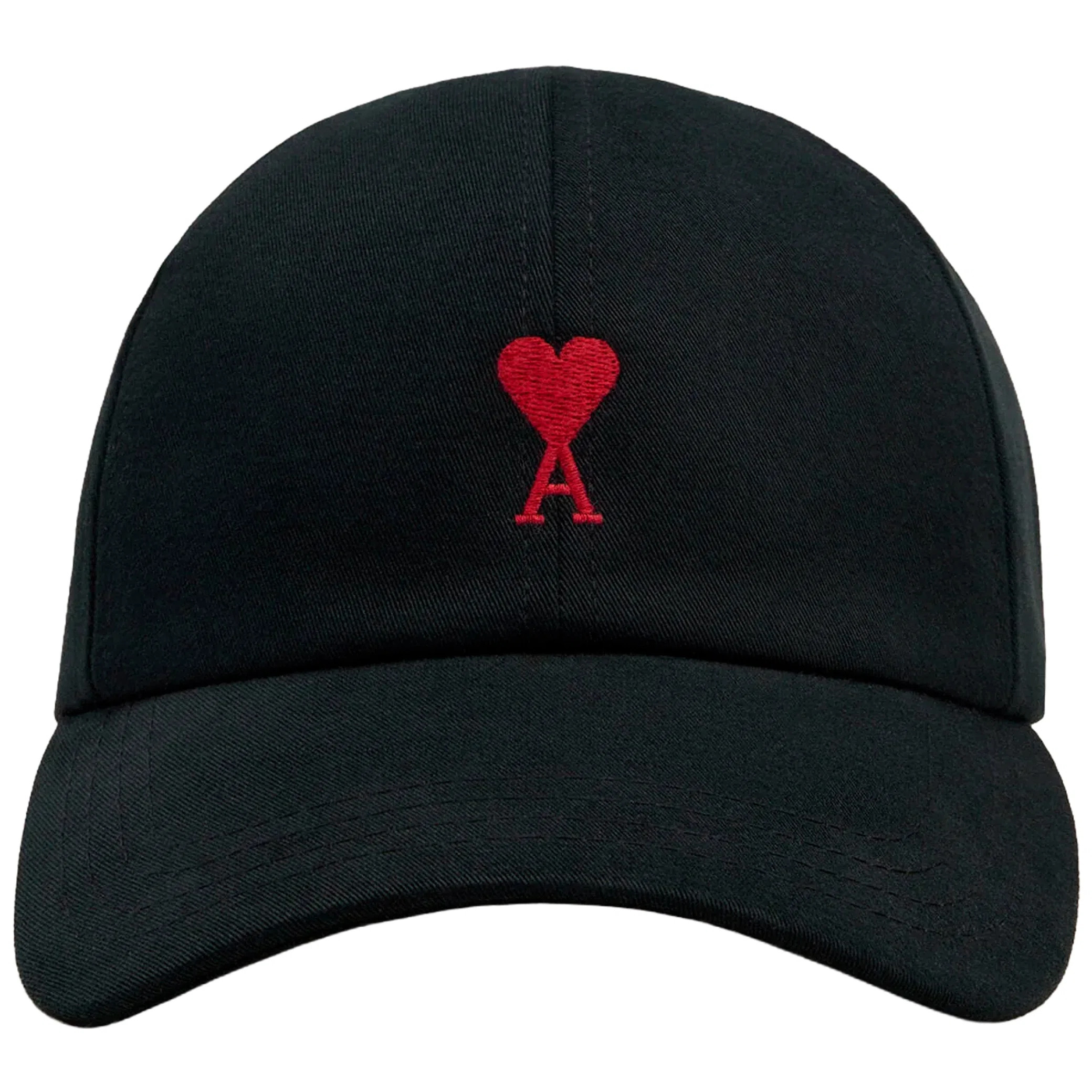 Кепки Ami Paris Cotton Ami De Coeur Embroidery Cap "Black" | Farsel