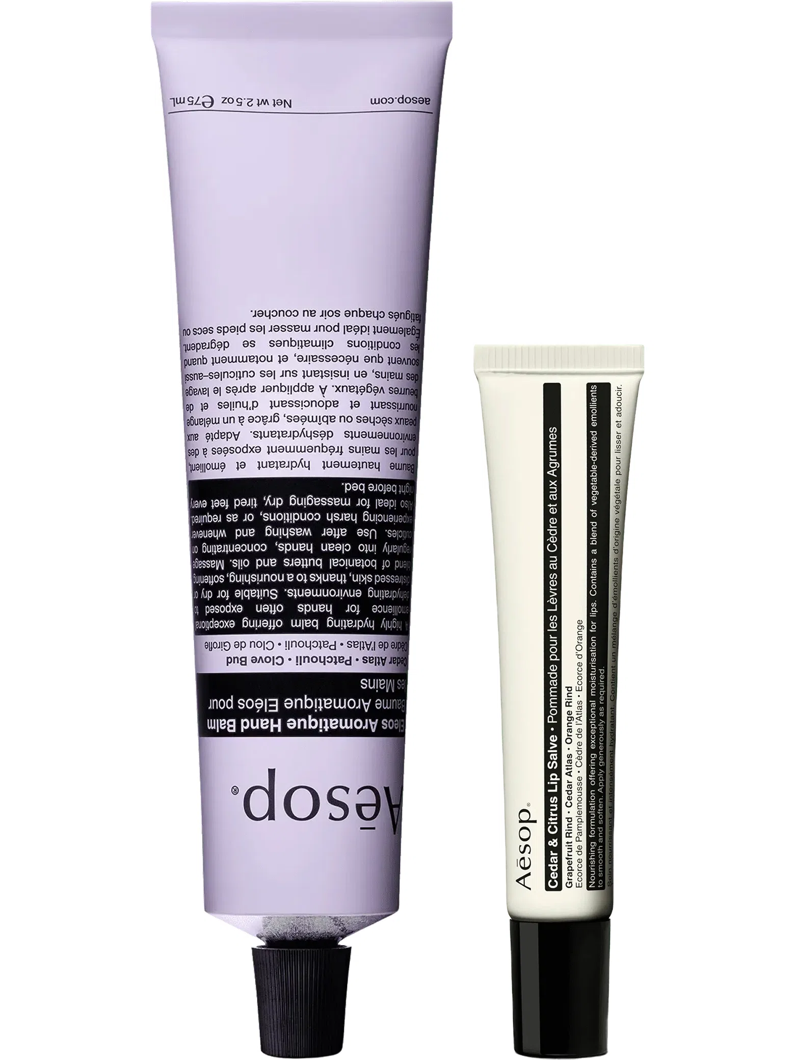 Наборы косметики Aesop Eleos Aromatique Hand Balm 75ml + Cedar & Citrus Lip Salve 9ml Care Kit | Farsel
