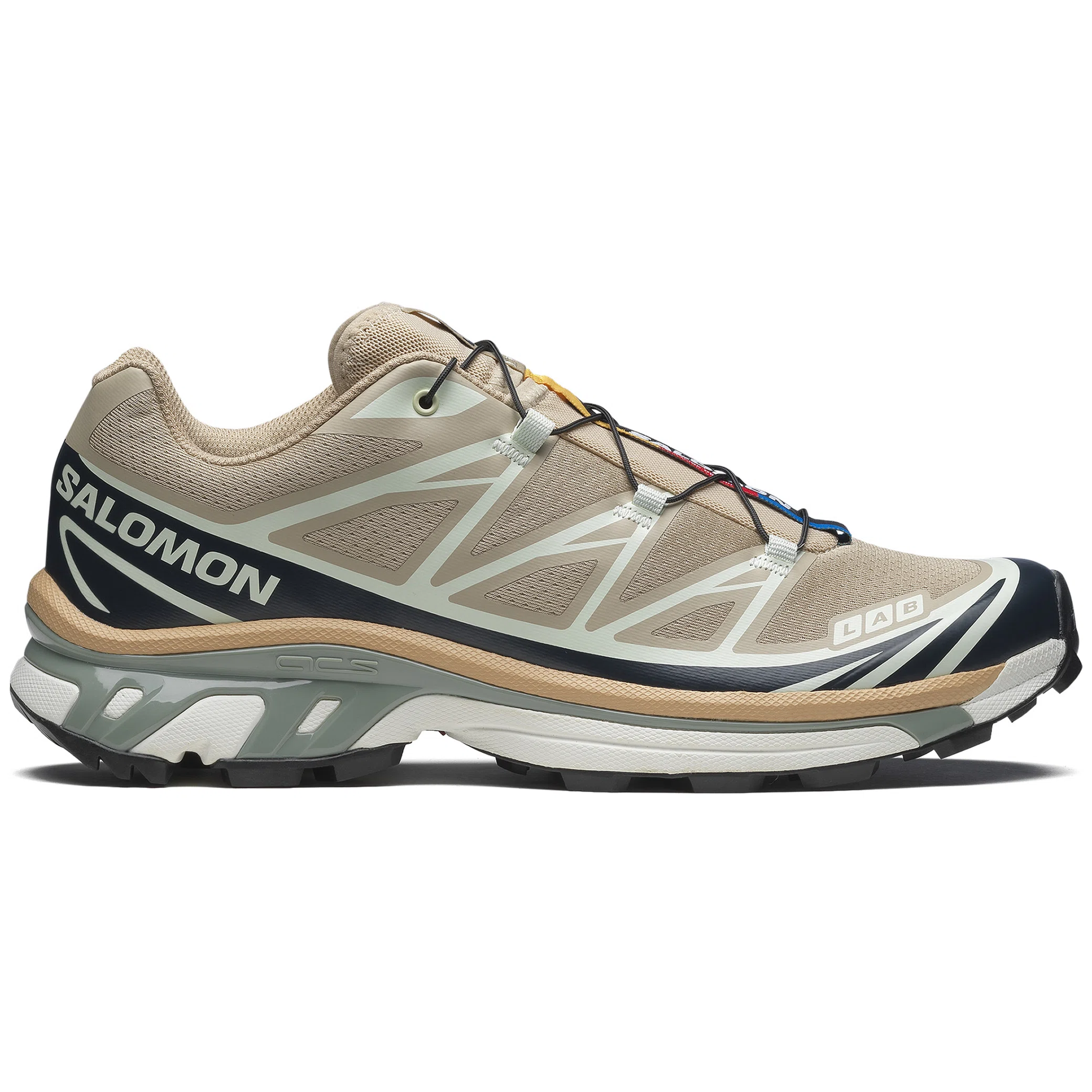 Кроссовки Salomon XT-6 "Oxford Tan / Carbon / Clearly Aqua" | Farsel