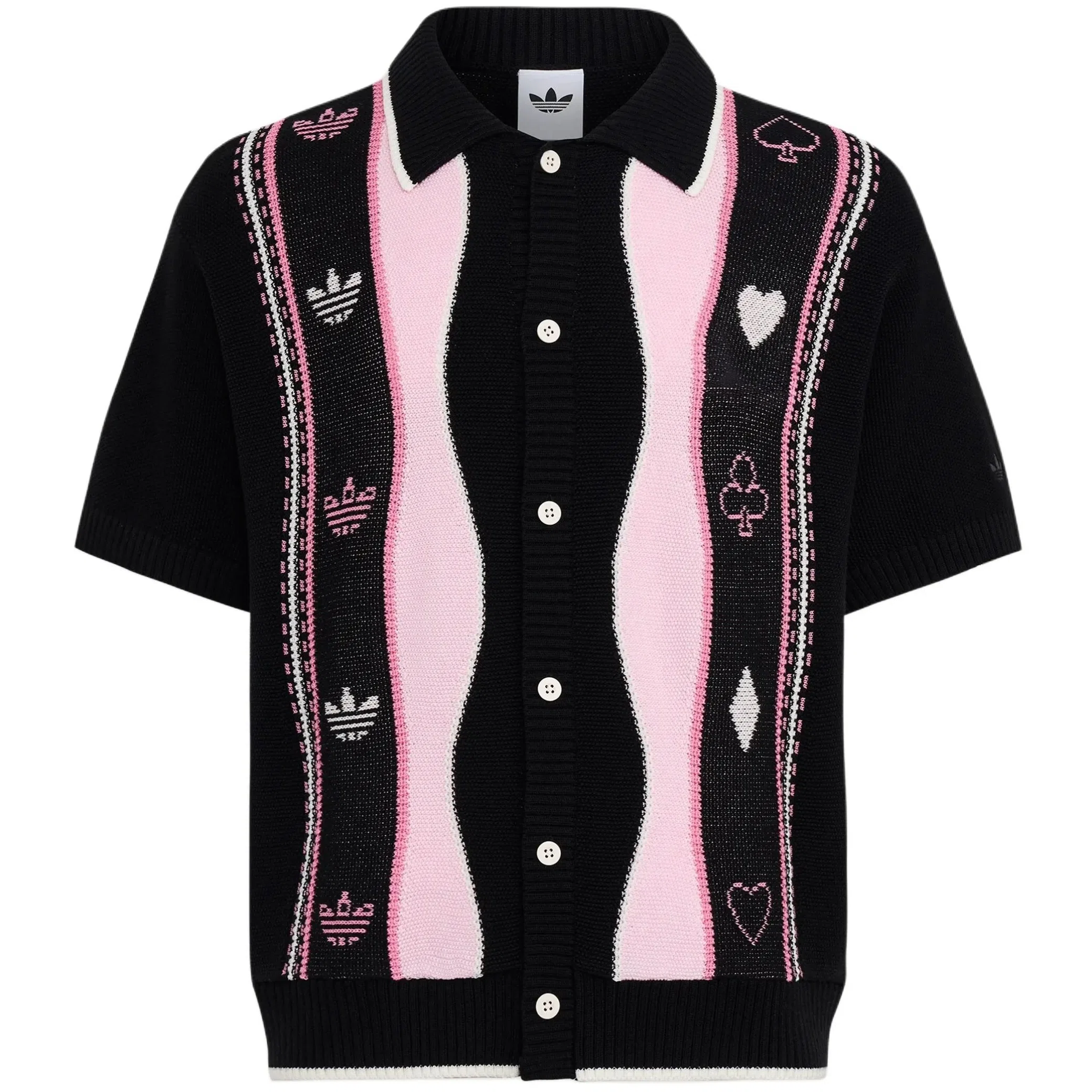 Рубашки Adidas Fully Fashion Knit Polo "Black" | Farsel