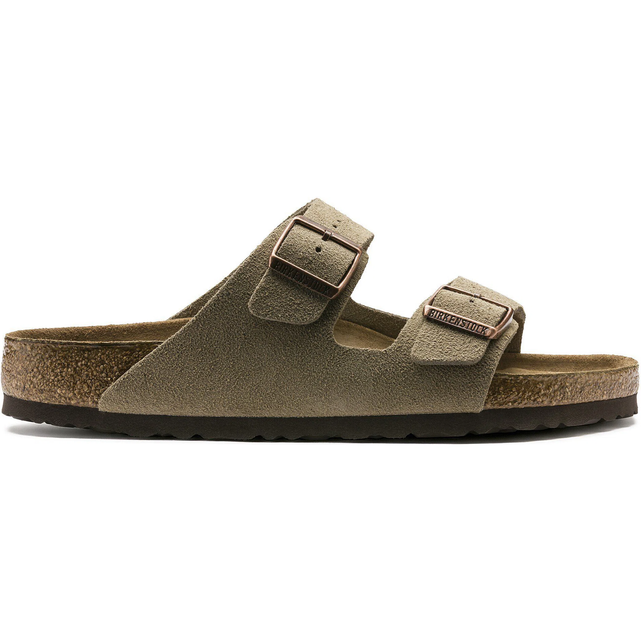 Сланцы Birkenstock Arizona Soft Footbed Suede Leather "Taupe" | Farsel