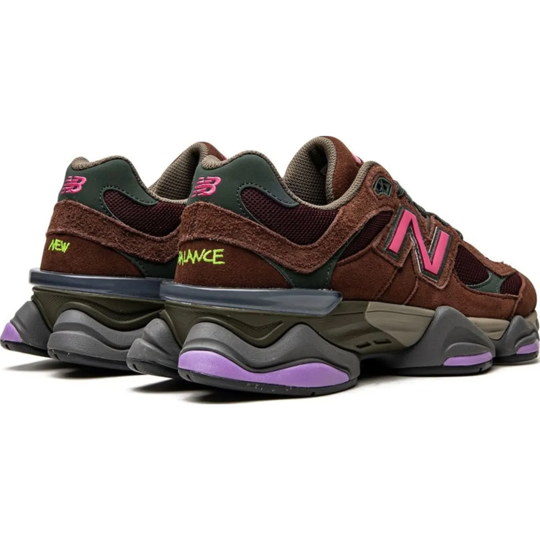 Кроссовки New Balance 9060 "Rich Oak / Burgundy" | Farsel