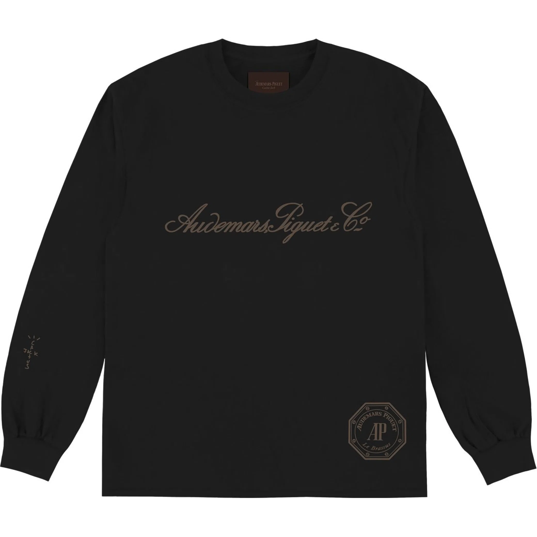 Лонгсливы Travis Scott FW23 Audemars Piguet Le Brassus Long-Sleeve Tee "Black" | Farsel