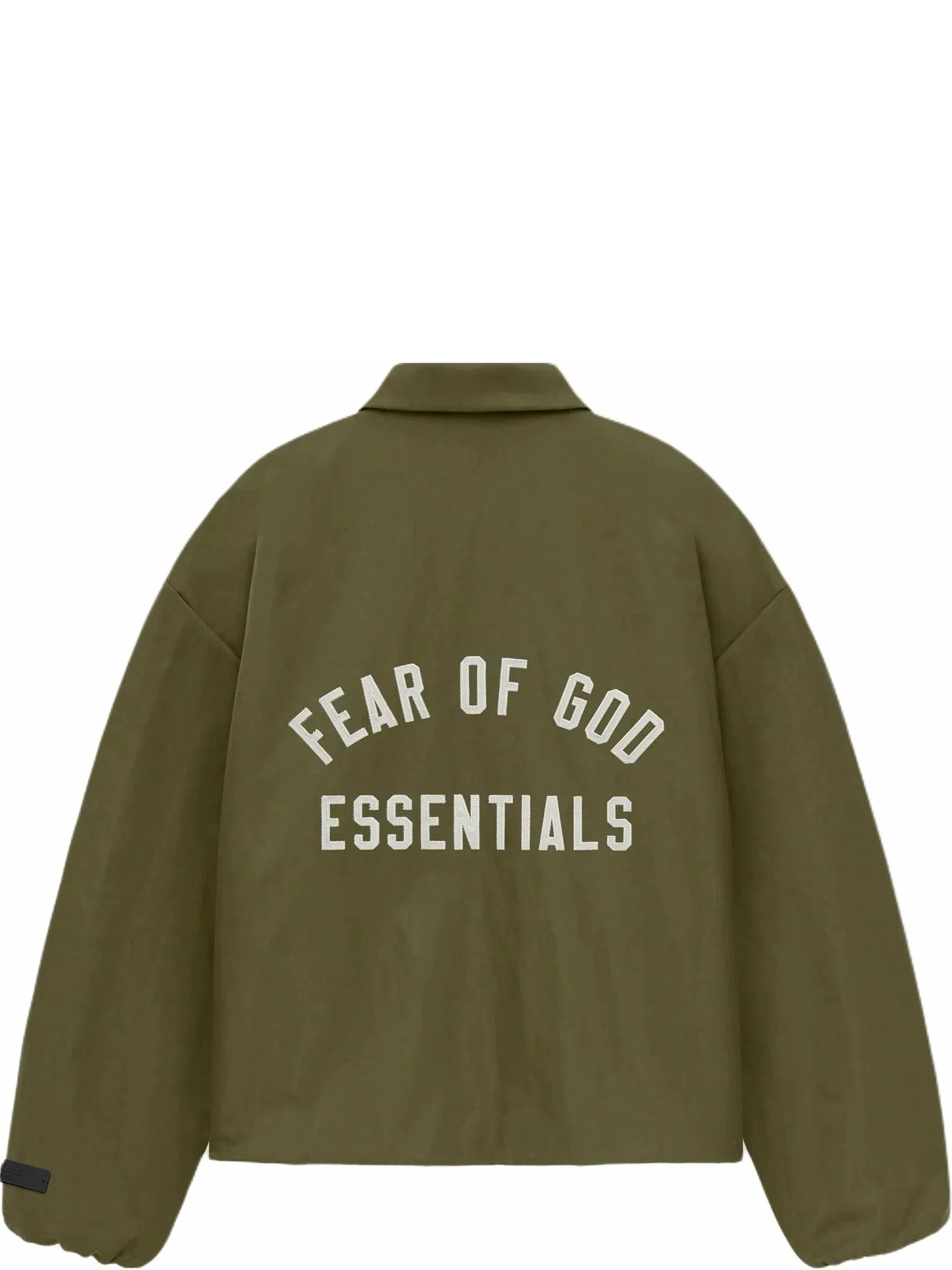 Куртки Fear of God FW24 Essentials Textured Nylon Trucker Jacket "Military" | Farsel