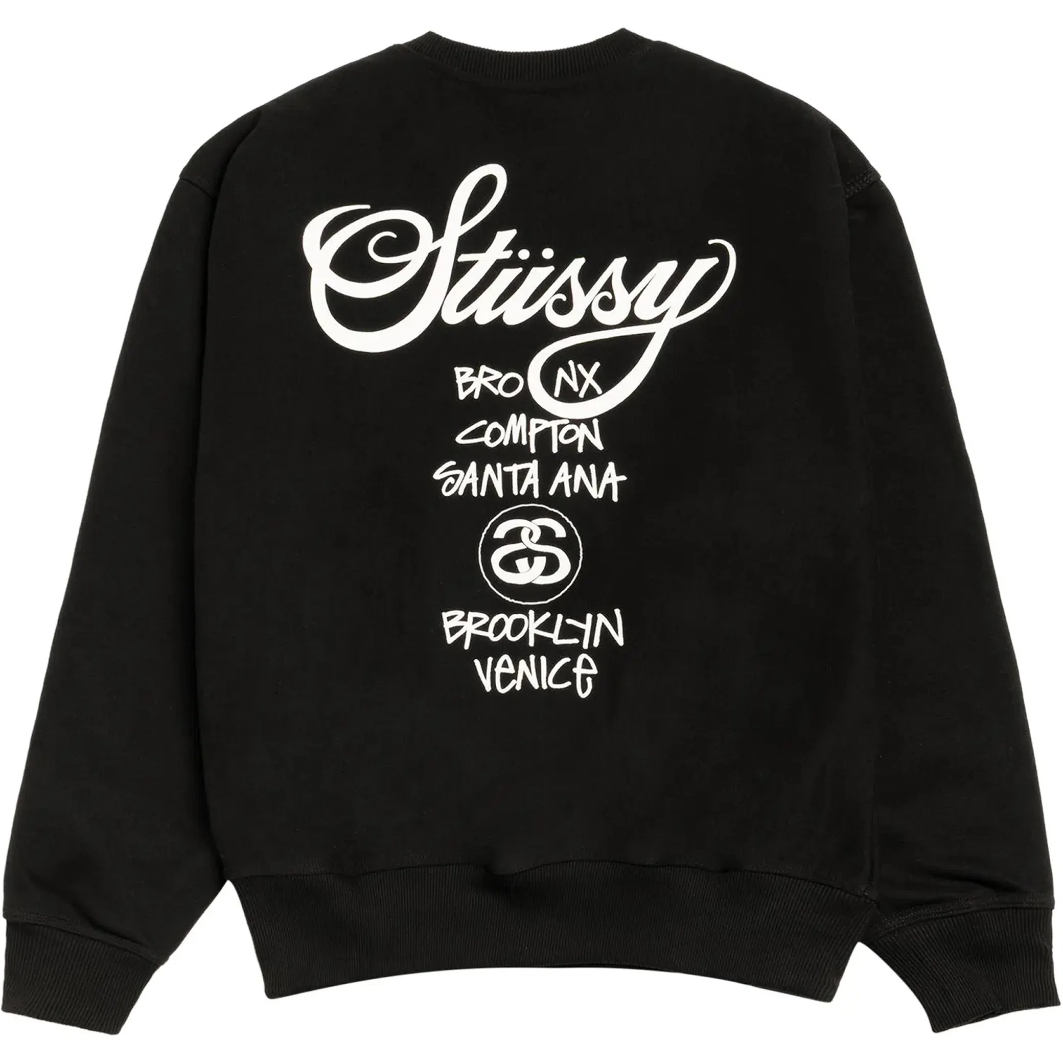 Свитшоты Stussy World Tour Crew "Black" | Farsel