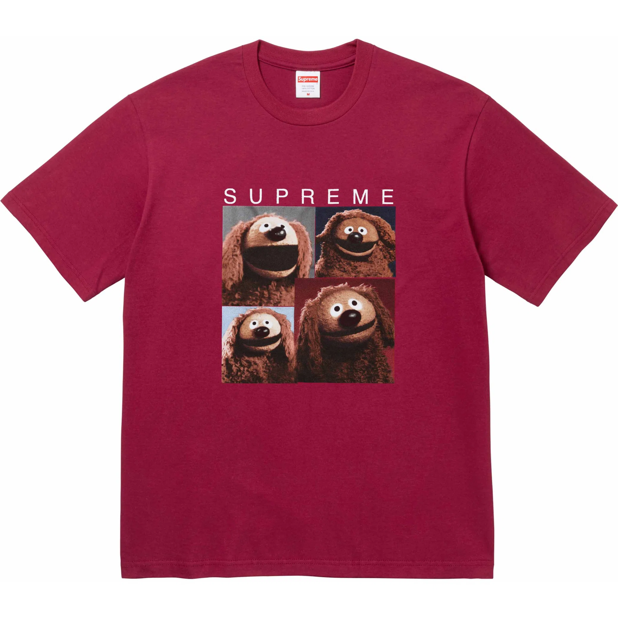  Supreme SS24 Rowlf Tee "Cardinal" | Farsel