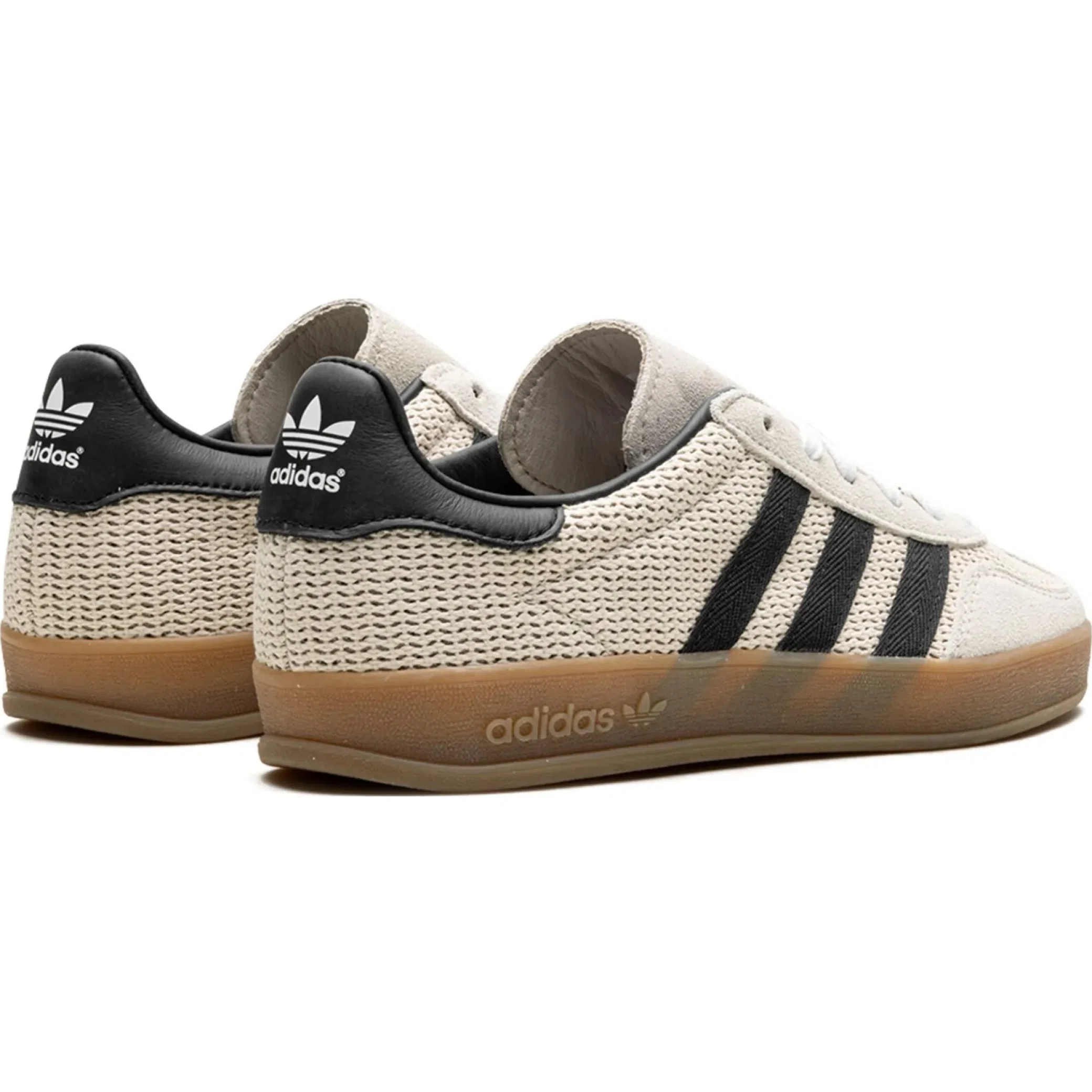 Кроссовки Adidas Gazelle Indoor "Aluminum / Core Black" | Farsel