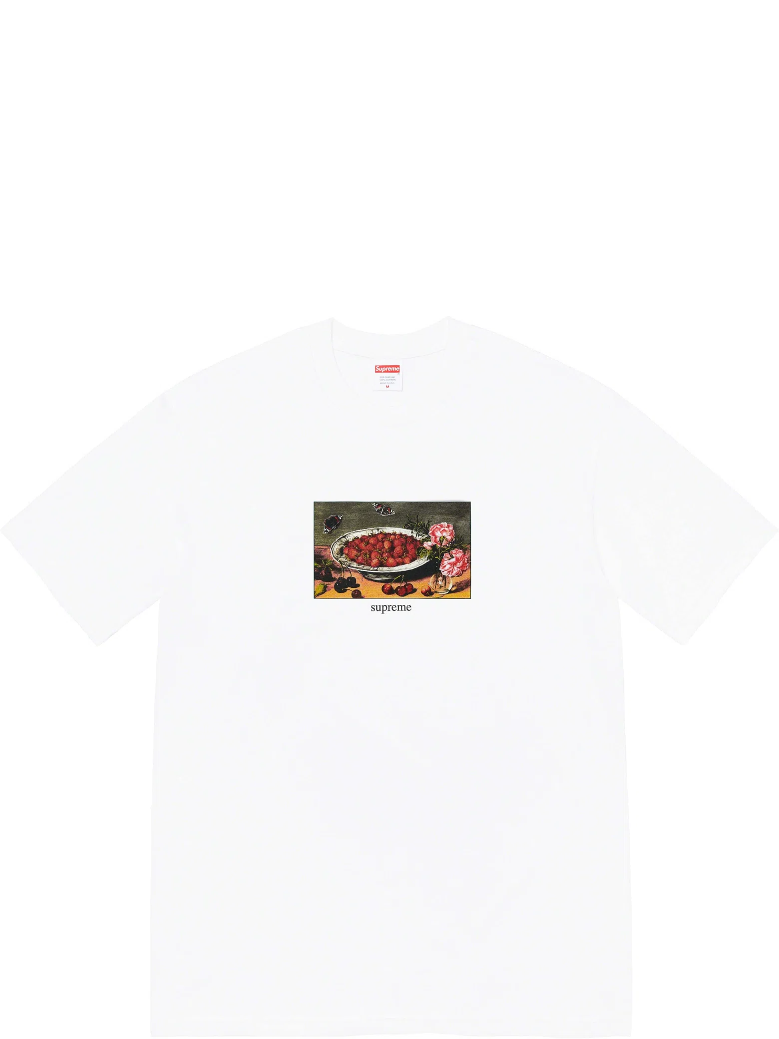 Футболки Supreme SS23 Strawberries Tee "White" | Farsel